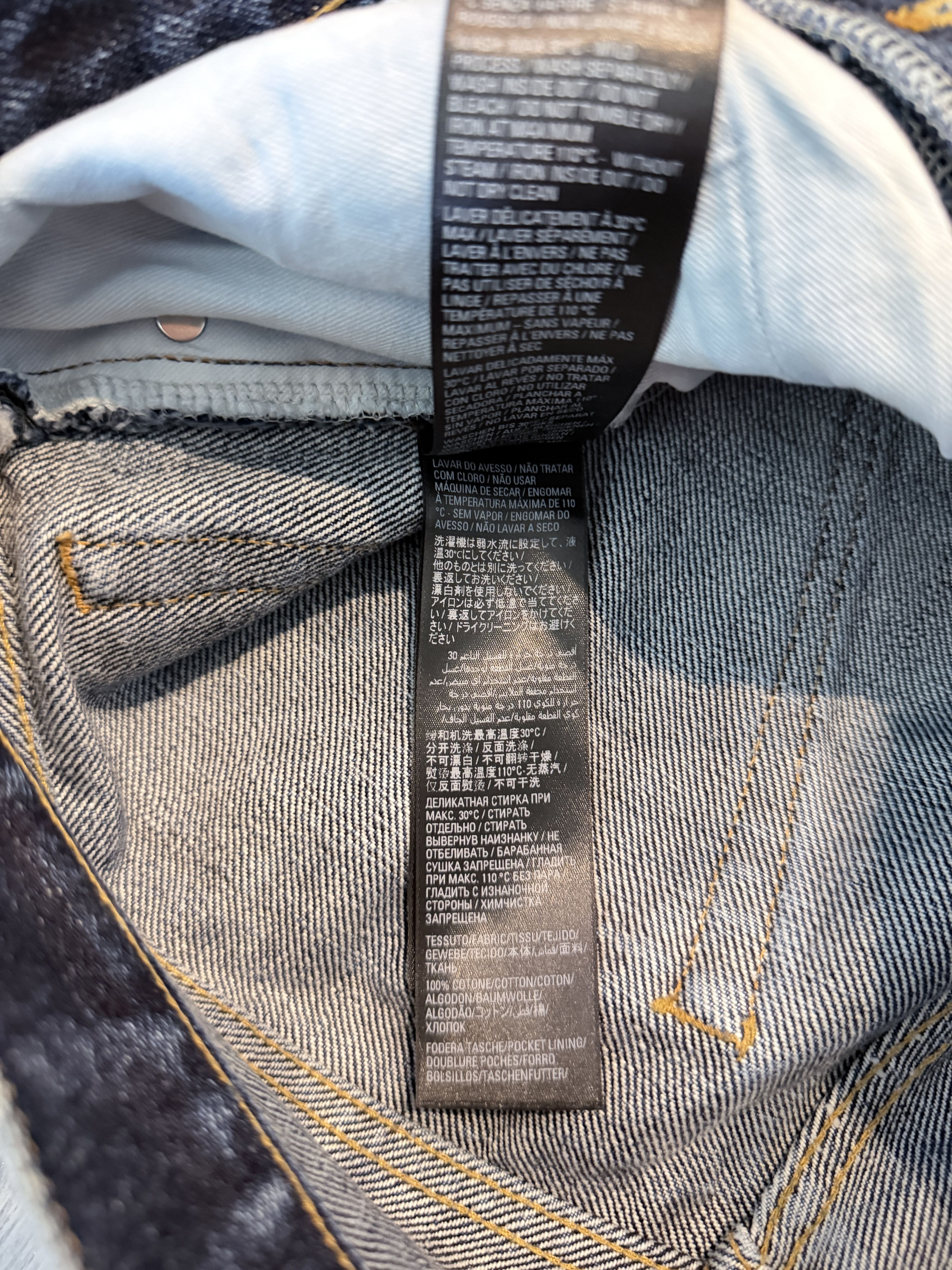 Balenciaga Balenciaga Made in Japan Heavyweight Garde-Robe Denim Jeans Size US 30 / EU 46 - 7 Thumbnail