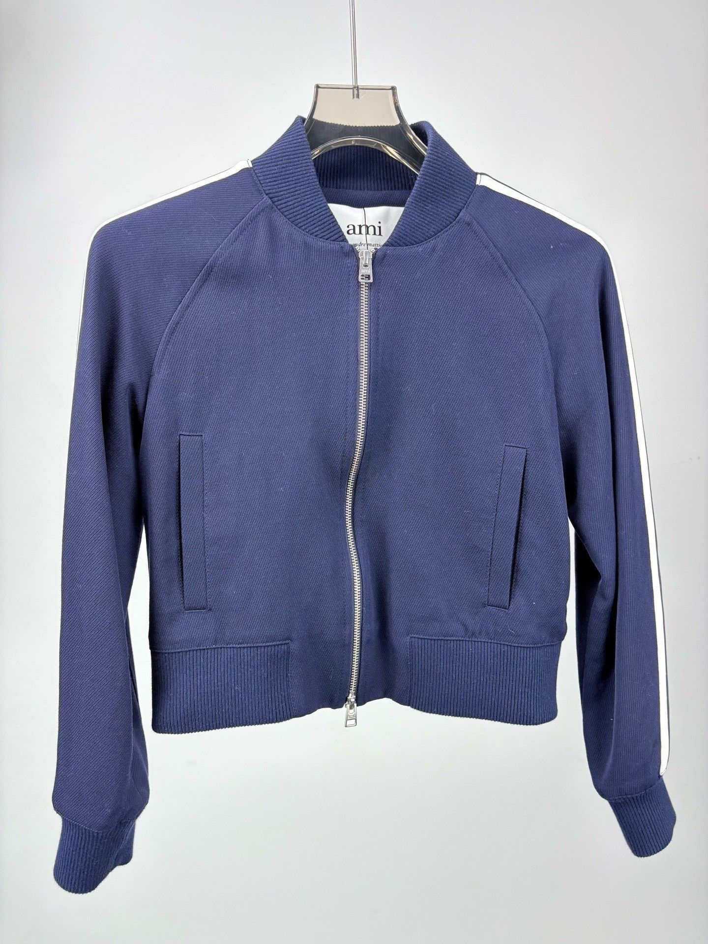 AMI AMI Side Stripe Zipper Jacket Size US S / EU 44-46 / 1 - 1 Thumbnail