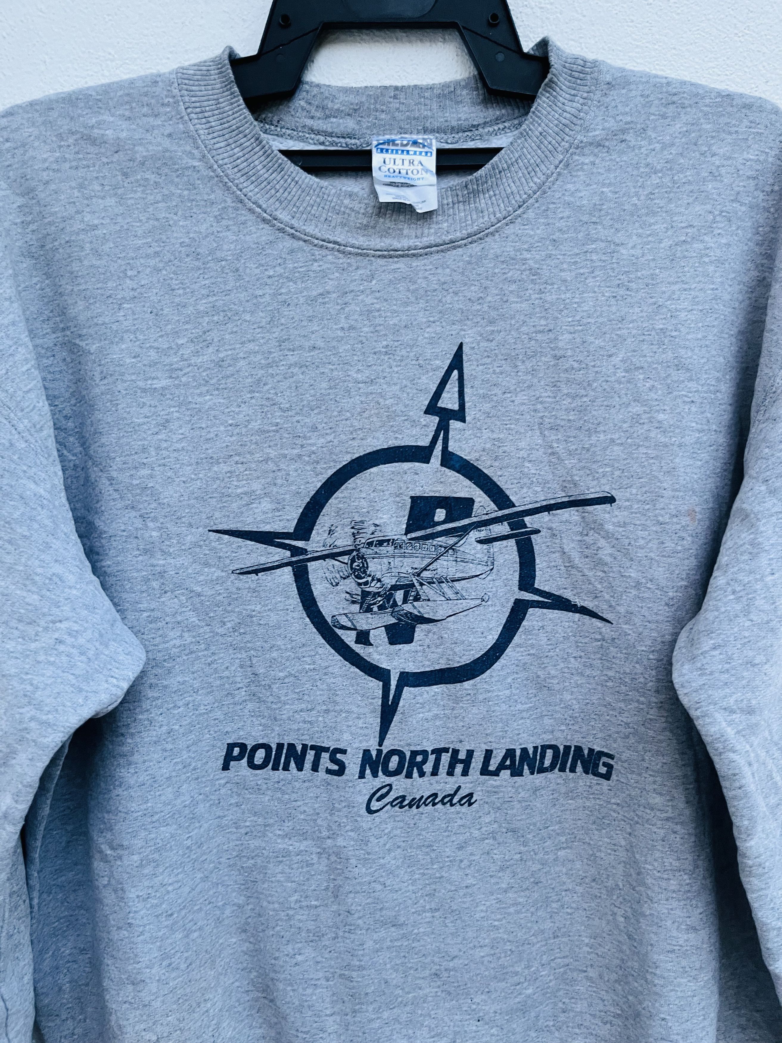 Japanese Brand × Vintage Vintage Points North Landing Canada Streetwear Style Size US M / EU 48-50 / 2 - 3 Thumbnail