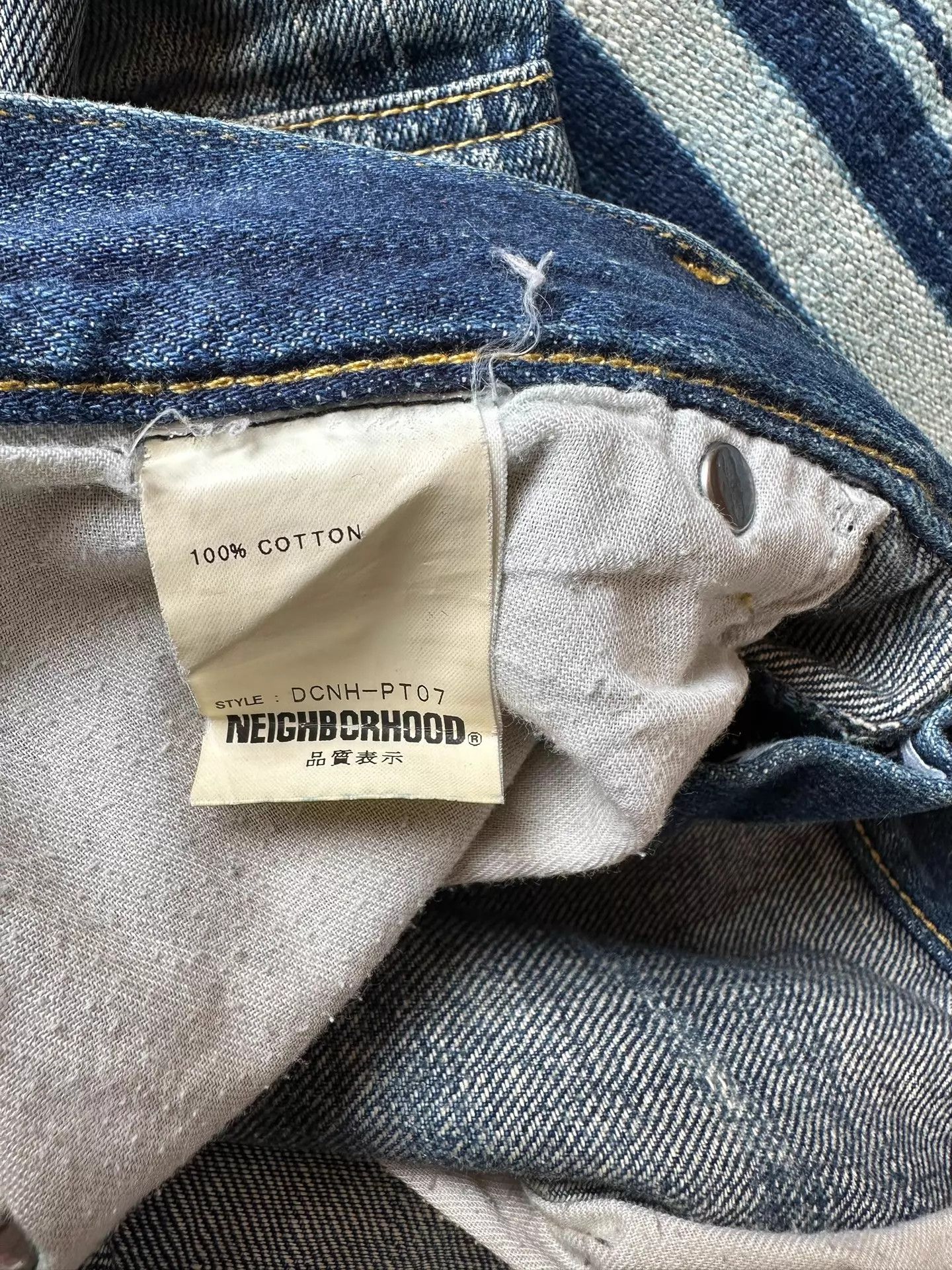 Neighborhood NEIGHBORHOOD 06EX SP Narrow Straight Jeans L Fair Size US 34 / EU 50 - 8 Thumbnail