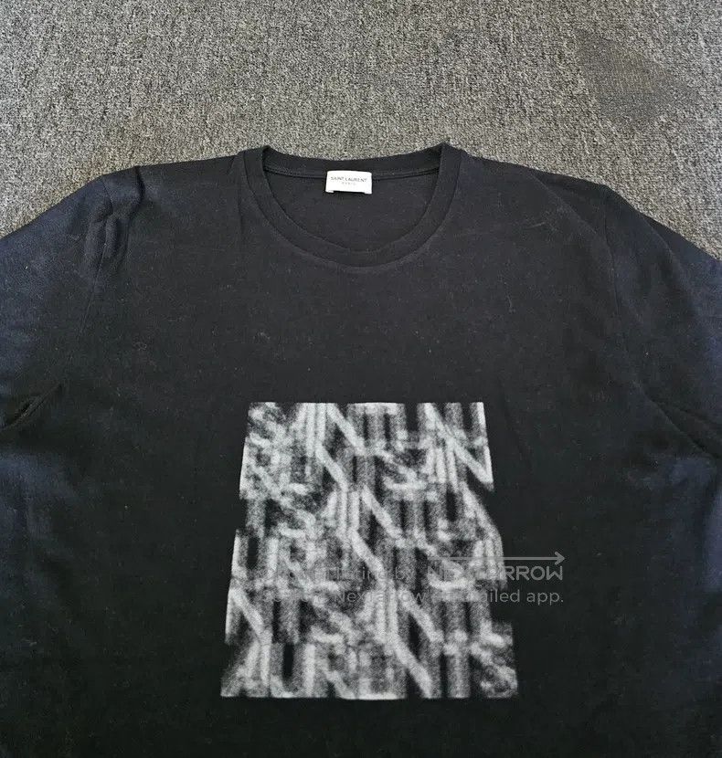 Saint Laurent Paris Saint Laurent Paris Short Sleeve Faded Logo i Size US M / EU 48-50 / 2 - 2 Thumbnail