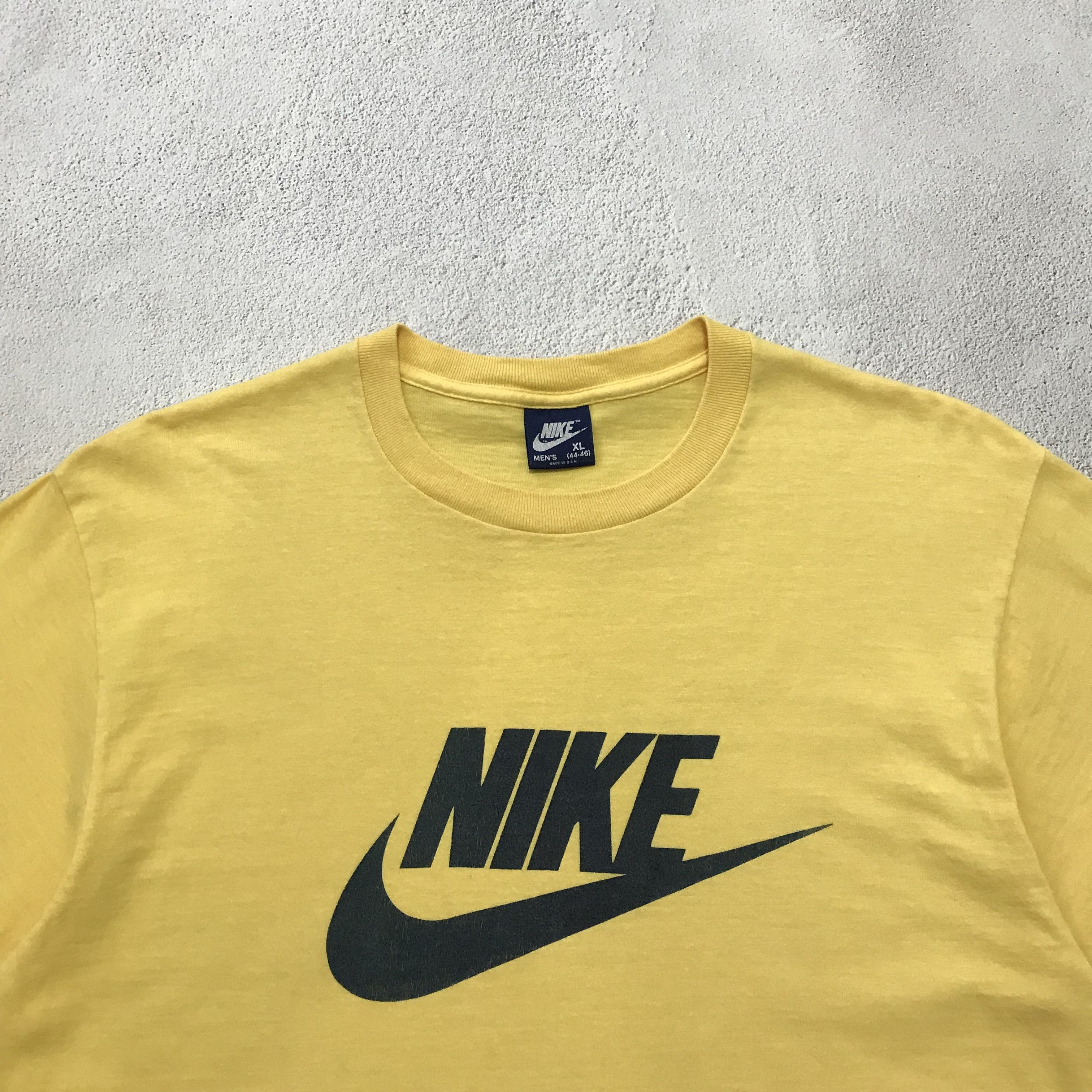 Nike NIKE Vintage Crewneck Long Sleeve Sweatshirt 80s USA Rare Size US XL / EU 56 / 4 - 3 Thumbnail