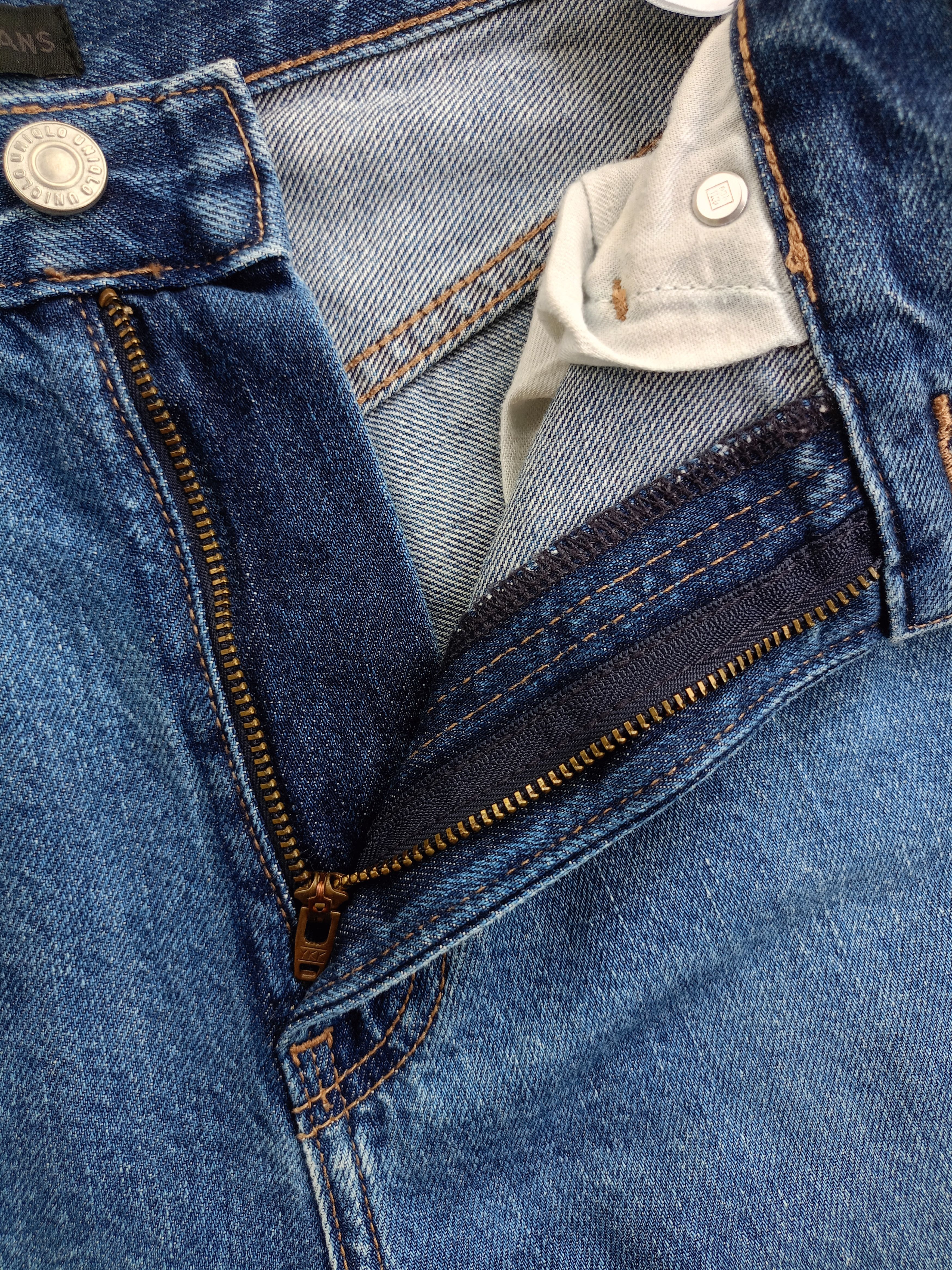 Kaihara Denim × Uniqlo × Vintage UNIQLO Regular, Straight Cut Vintage Denim Size 24" / US 00 / IT 34 - 11 Thumbnail