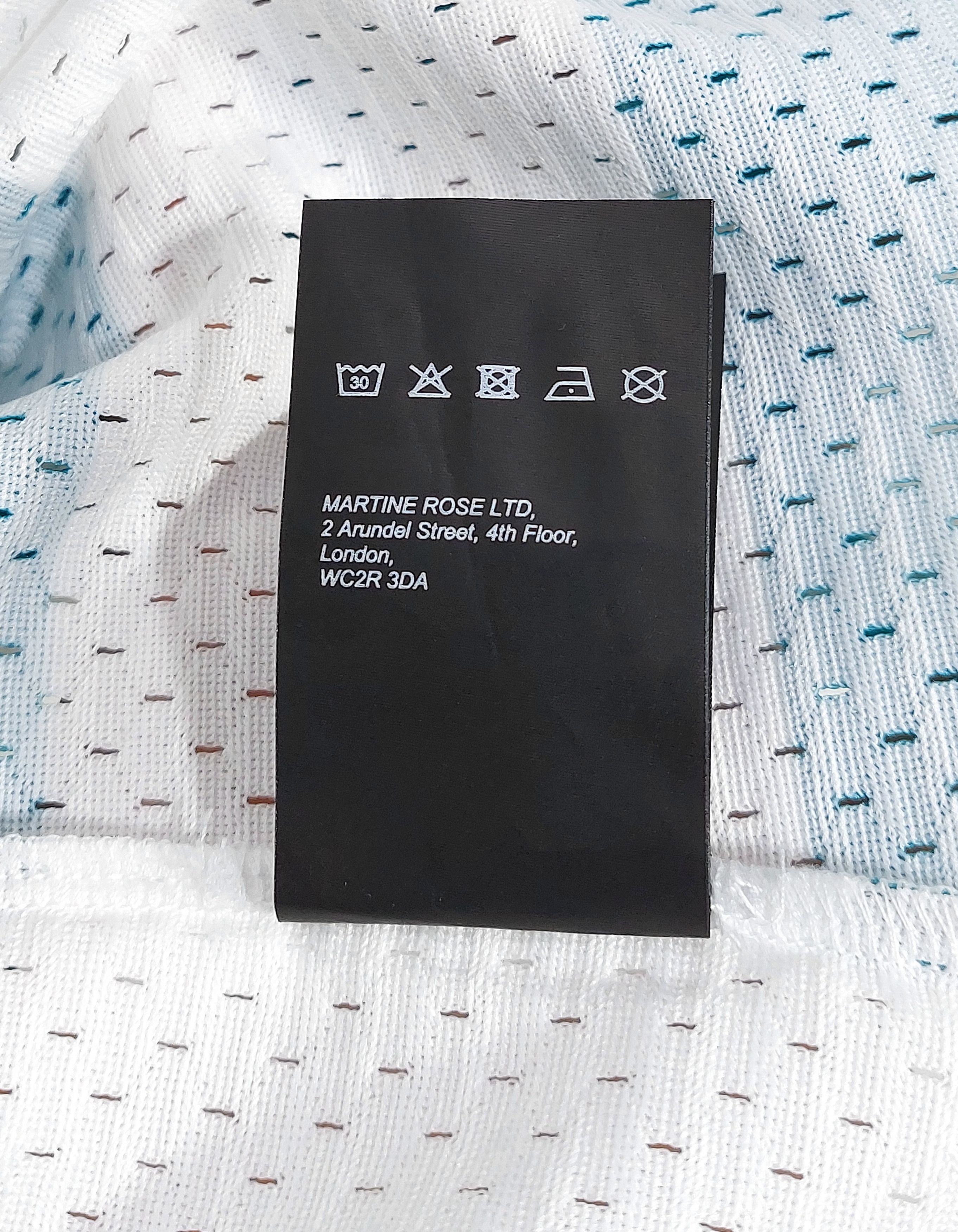 Martine Rose hockey mesh print tshirt - white L Size US L / EU 52-54 / 3 - 6 Thumbnail