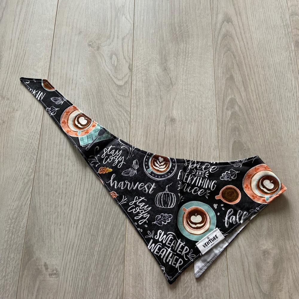 Designer Venture Dog Co Chalk Fall and Plaid Dog Bandana Size ONE SIZE - 1 Thumbnail