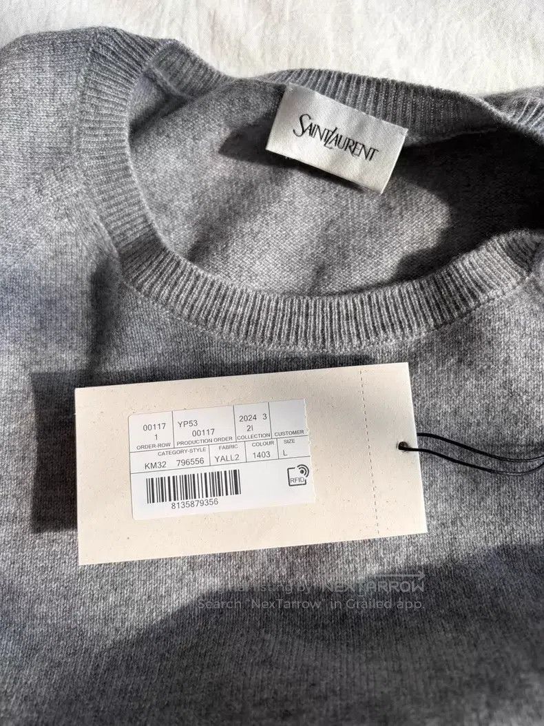 Saint Laurent Paris Saint Laurent Paris 100% Cashmere Sweater Size US L / EU 52-54 / 3 - 7 Thumbnail