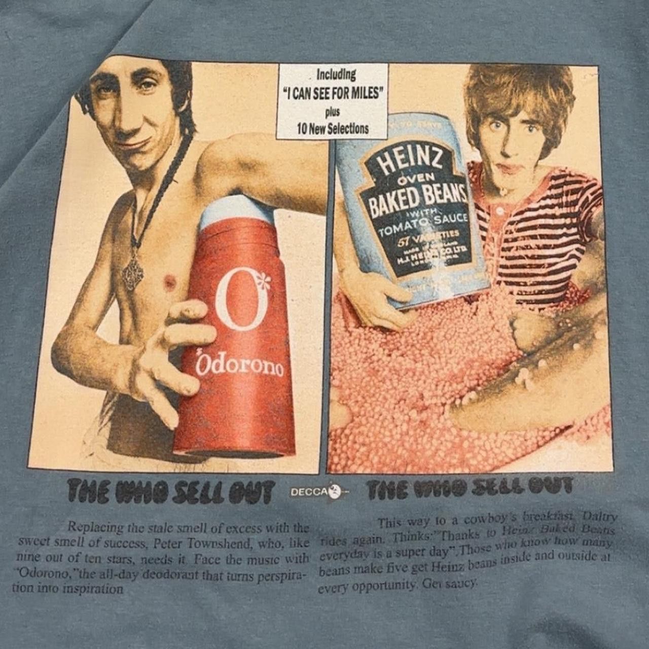 Vintage The Who Sell Out Tour Shirt