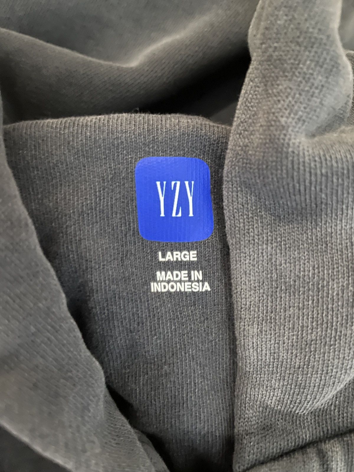 Balenciaga × Gap × Yeezy Yeezy Gap Zip Up Hoodie Poetic Black Large Size US L / EU 52-54 / 3 - 4 Thumbnail
