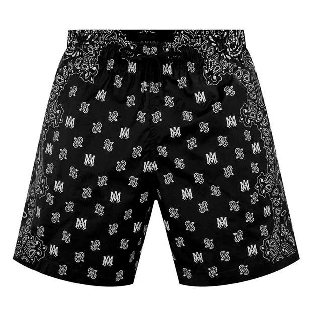 image of Amiri O1G2R1Mq0324 Swim Short In Black, Men's (Size 38)