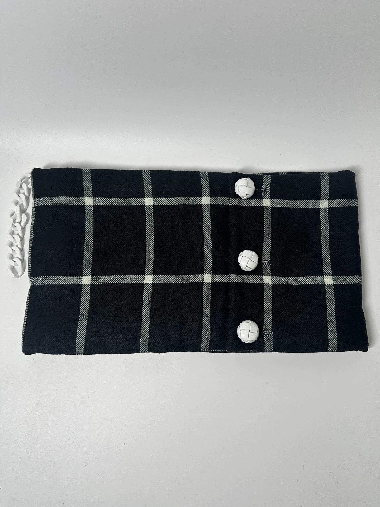 Raf Simons Raf Simons 20FW Check Oversized Walnut Buckle Stole Size ONE SIZE - 1 Thumbnail