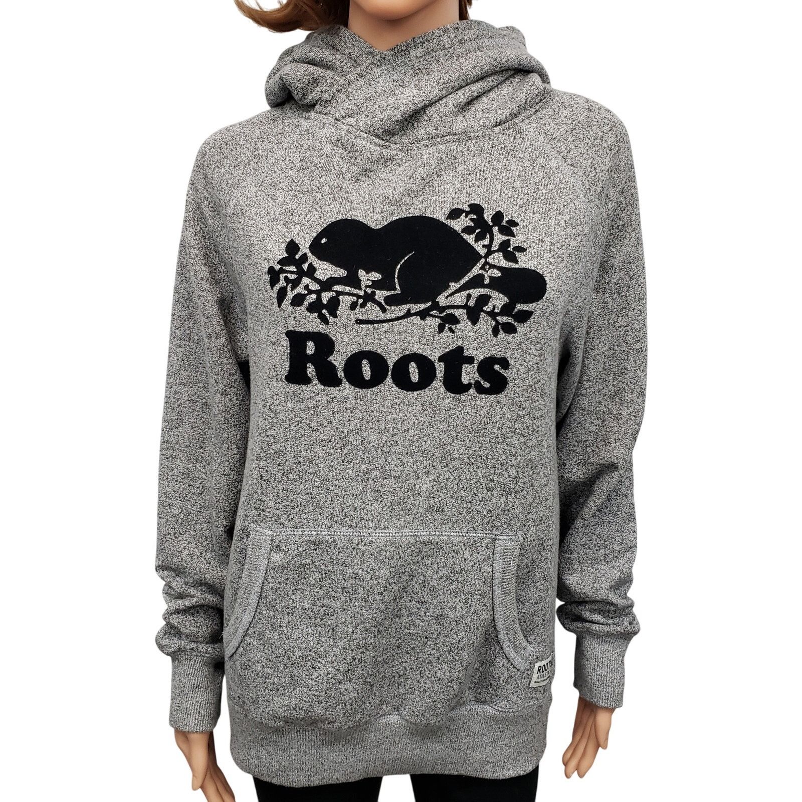Roots Roots Salt and Pepper Original Kanga Hoodie Sweatshirt Unise Size XS / US 0-2 / IT 36-38 - 2 Thumbnail