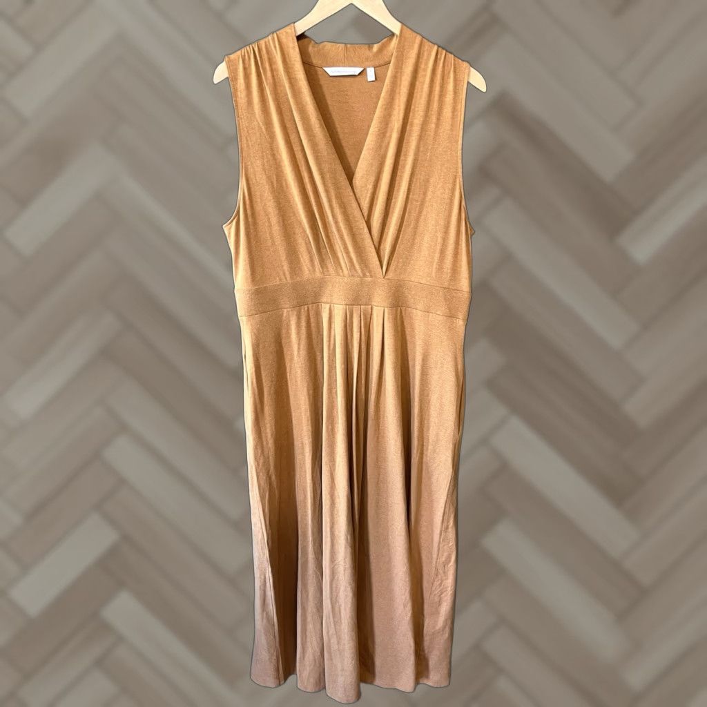 Soft Surroundings Soft Surroundings Slip Dress Womens Orange Sleeveless Long Size L Size L / US 10 / IT 46 - 1 Thumbnail