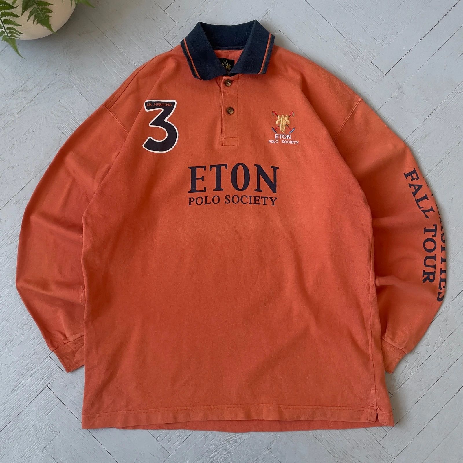 La Martina LA Martina Eaton Polo Club Preppy Rugby Shirt Size US L / EU 52-54 / 3 - 1 Thumbnail