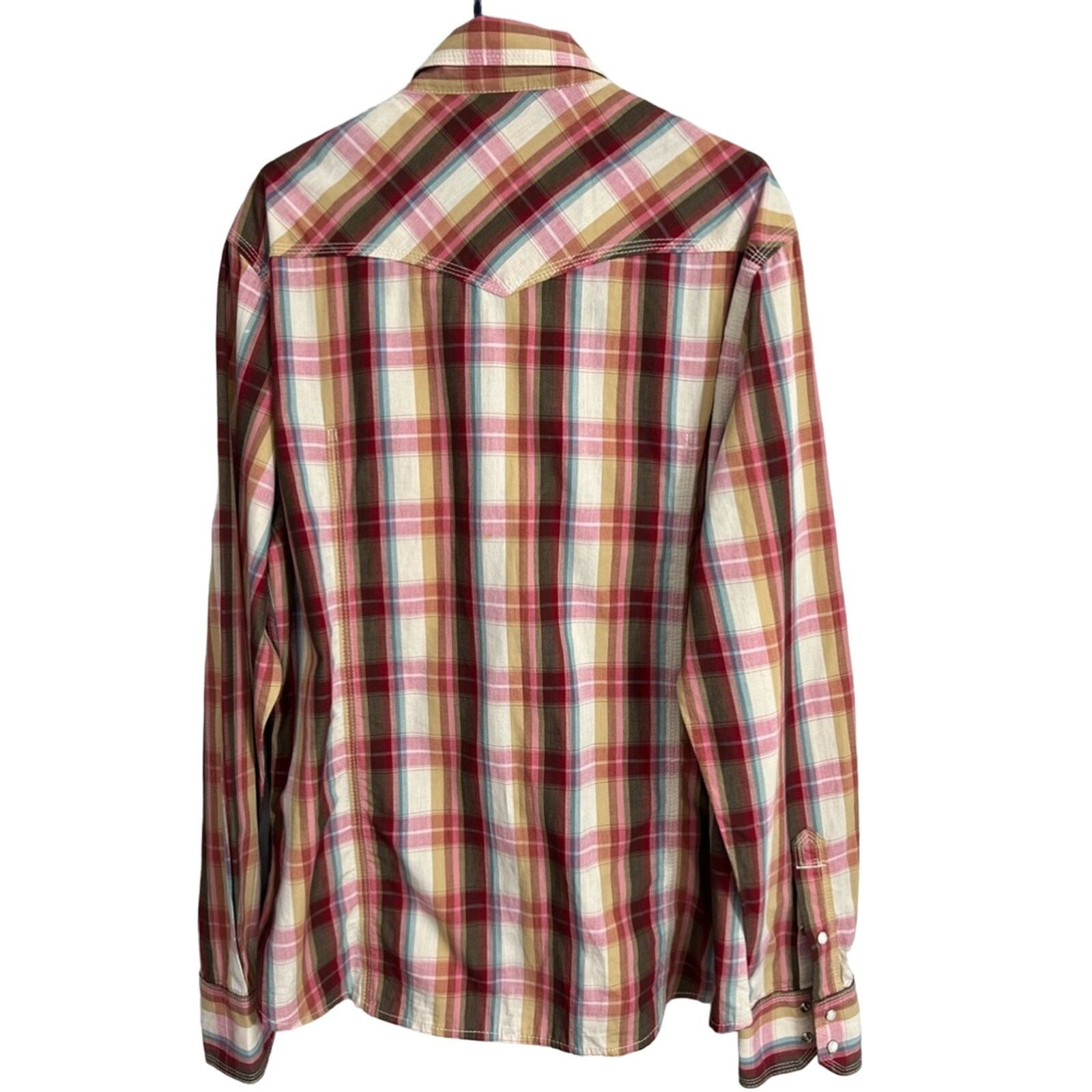 True Religion True Religion Shirt Mens Pearl Snap Button Horseshoe Pockets Size US XXL / EU 58 / 5 - 2 Thumbnail