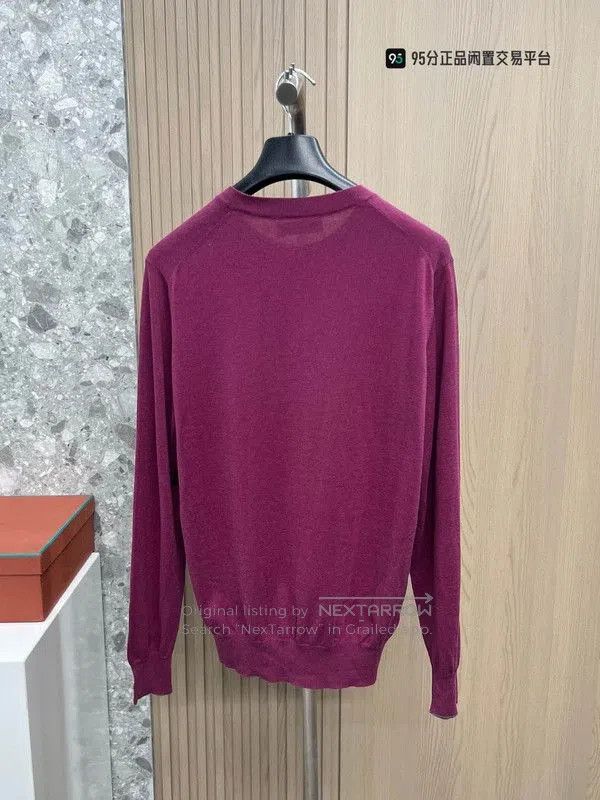 Brunello Cucinelli Brunello Cucinelli Men's Henley Collar Knit Shirt. Size US M / EU 48-50 / 2 - 4 Thumbnail