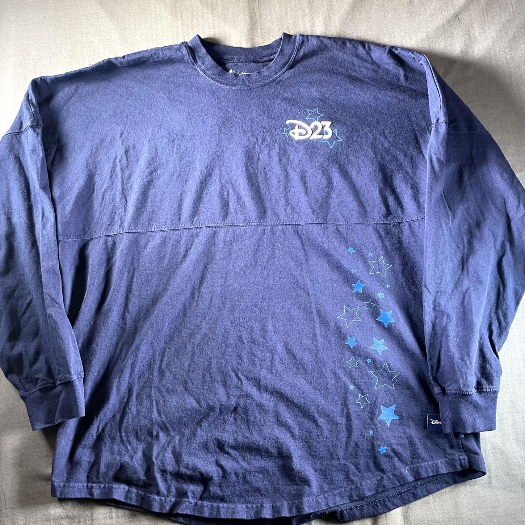 Disney Disney Spirit Jersey Shirt Mens XL Blue Long Sleeve D23 Sorcerer Mickey Stars Size US XL / EU 56 / 4 - 3 Thumbnail