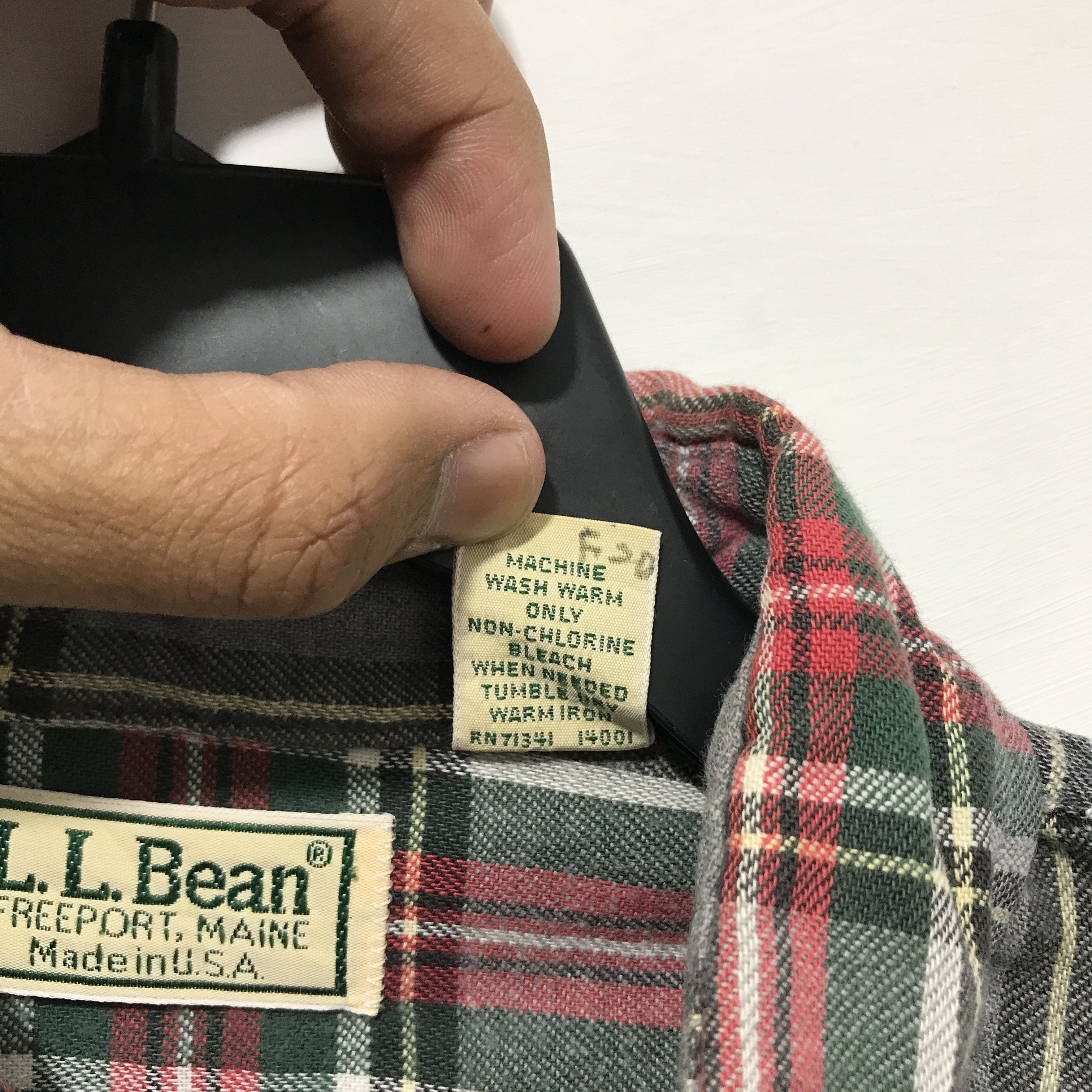 L.L. Bean VTG L.L.BEAN FLANELL SHIRT Size US M / EU 48-50 / 2 - 5 Thumbnail