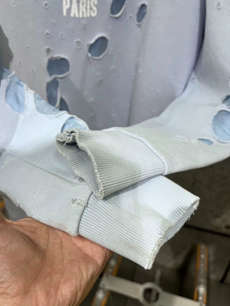 Givenchy Givenchy Ripped blue hoodie, size XS Size US XS / EU 42 / 0 - 6 Thumbnail