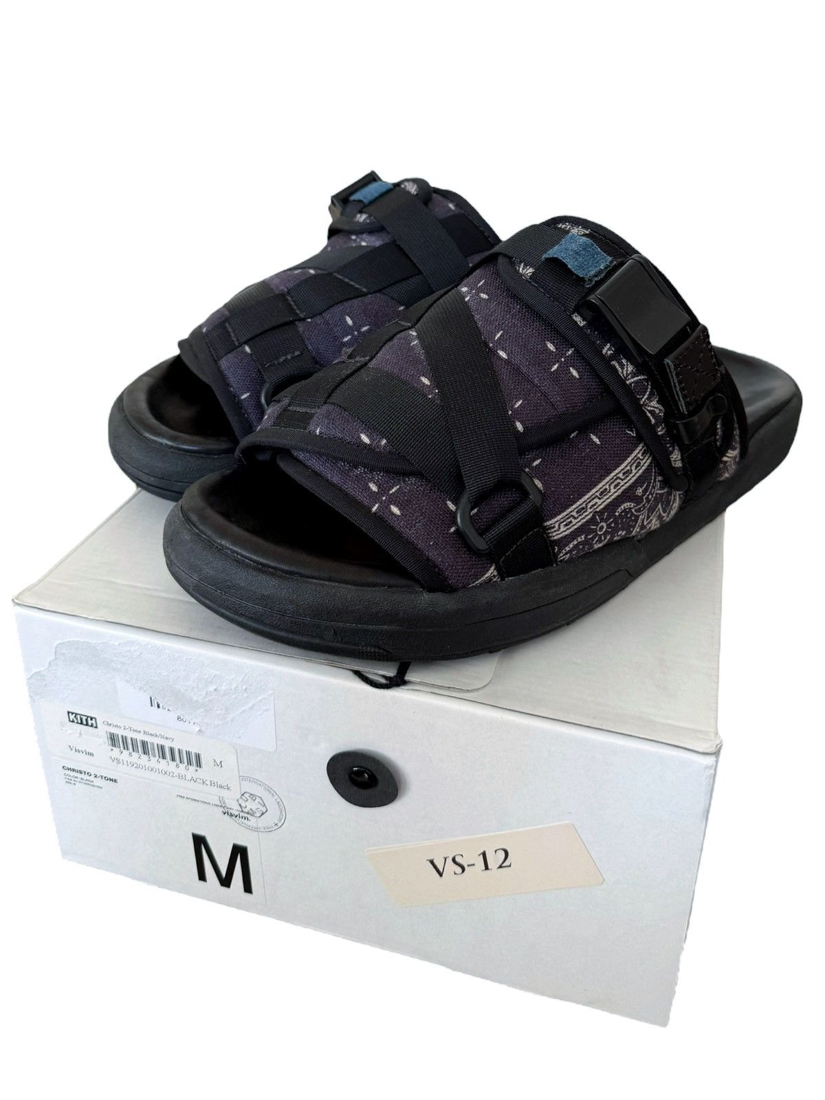 Visvim (M) RARE I.C.T. Kofu Bandana Christo Slide Size US 10 / EU 43 - 3 Thumbnail