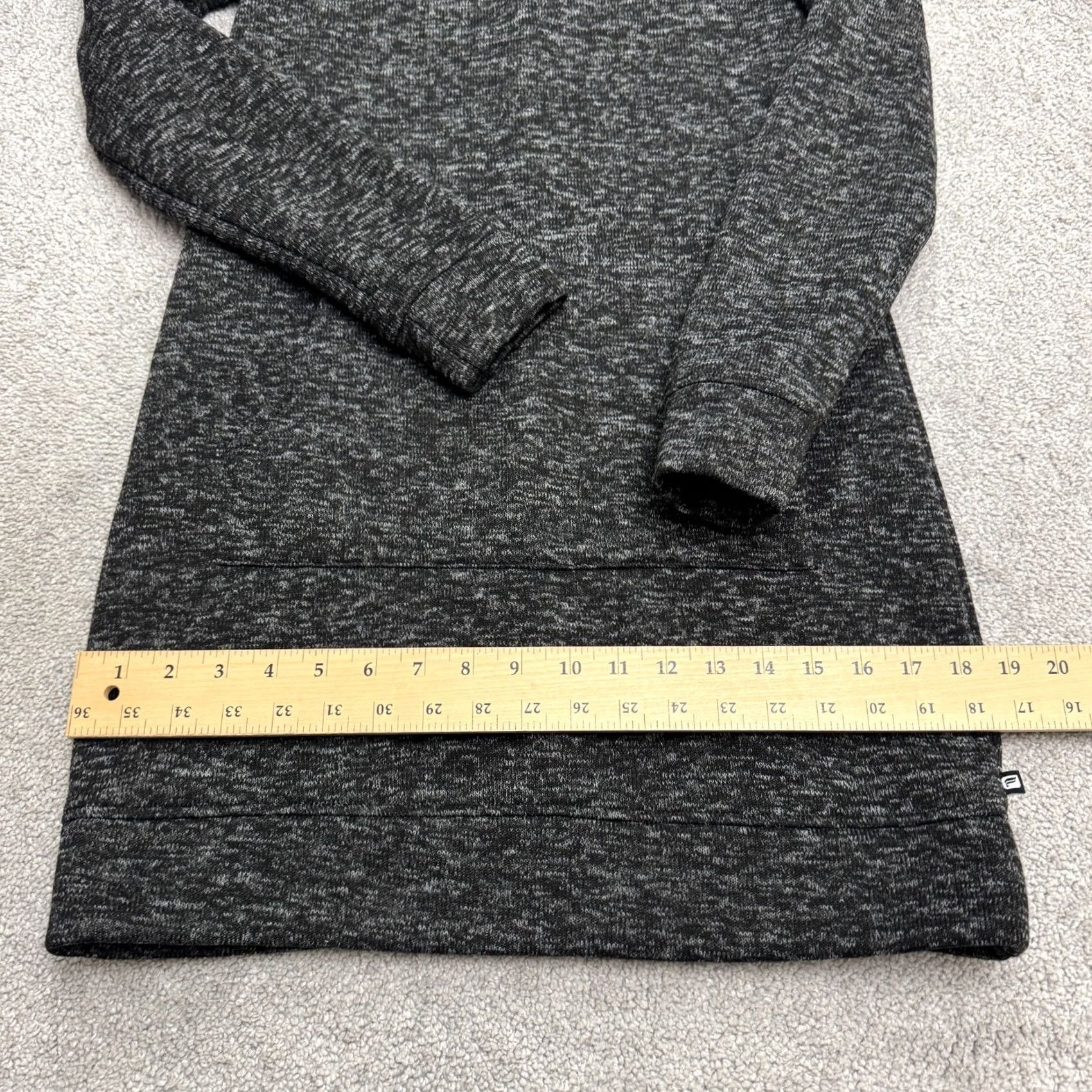 Fabletics Fabletics Hoodie Sweater Dress Womens Small Yukon Charcoal Gray Heathered Size S / US 4 / IT 40 - 7 Thumbnail