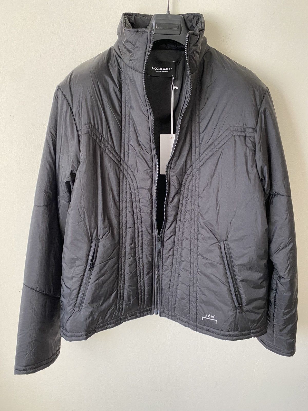 A-COLD-WALL* × Samuel Ross A-COLD-WALL* architectural padded winter jacket Size US XL / EU 56 / 4 - 2 Thumbnail