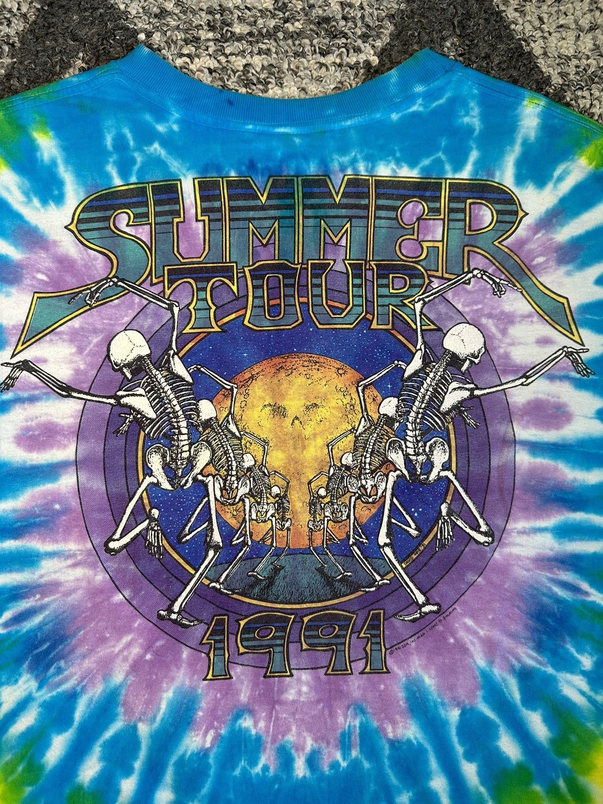 Grateful Dead × Liquid Blue 1991 Grateful Dead Liquid Blue Summer Tour tee Size US XL / EU 56 / 4 - 4 Thumbnail