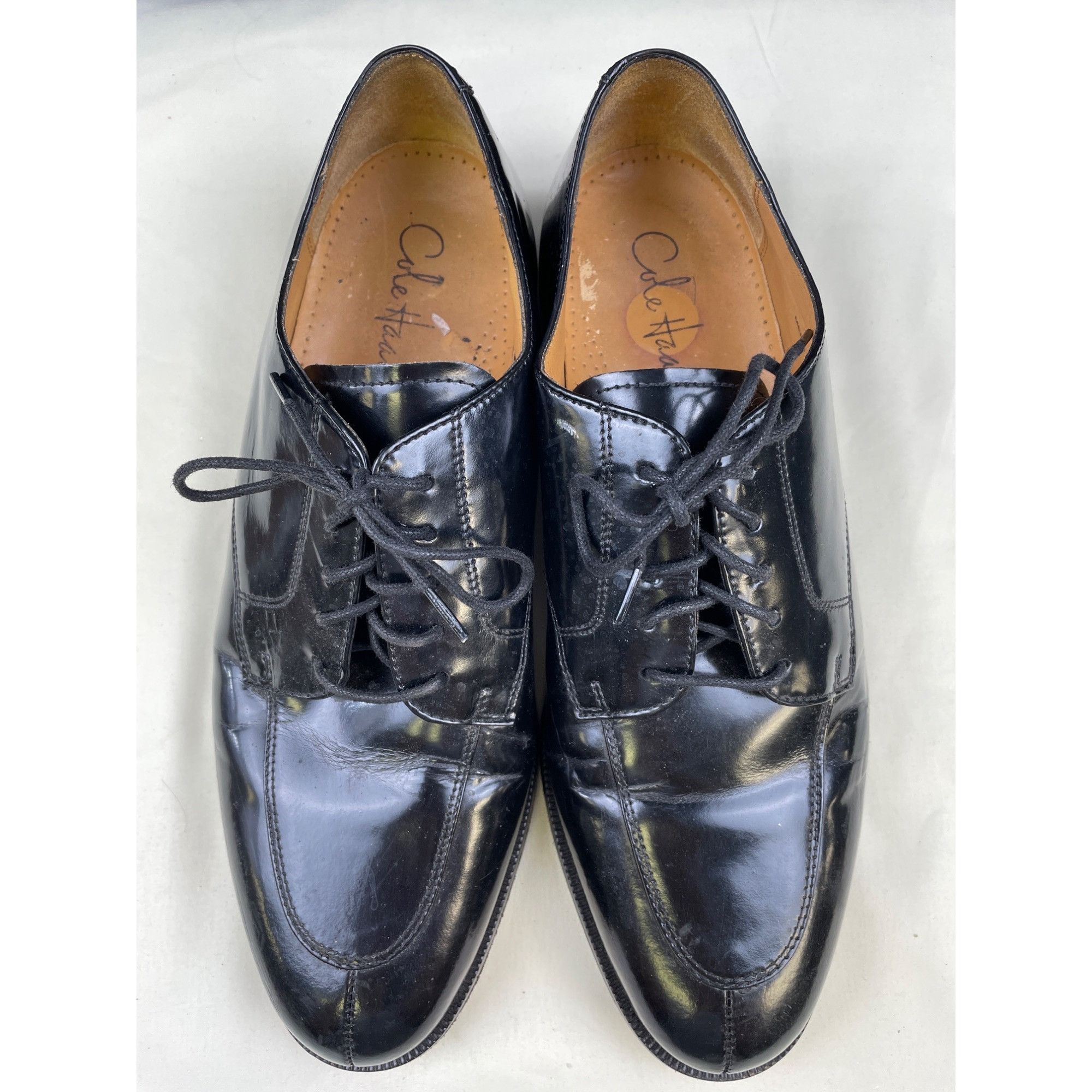 Cole Haan Cole Haan Men's Black Leather Oxfords/ Dress Shoes Size 10.5 Size US 10.5 / EU 43-44 - 2 Thumbnail