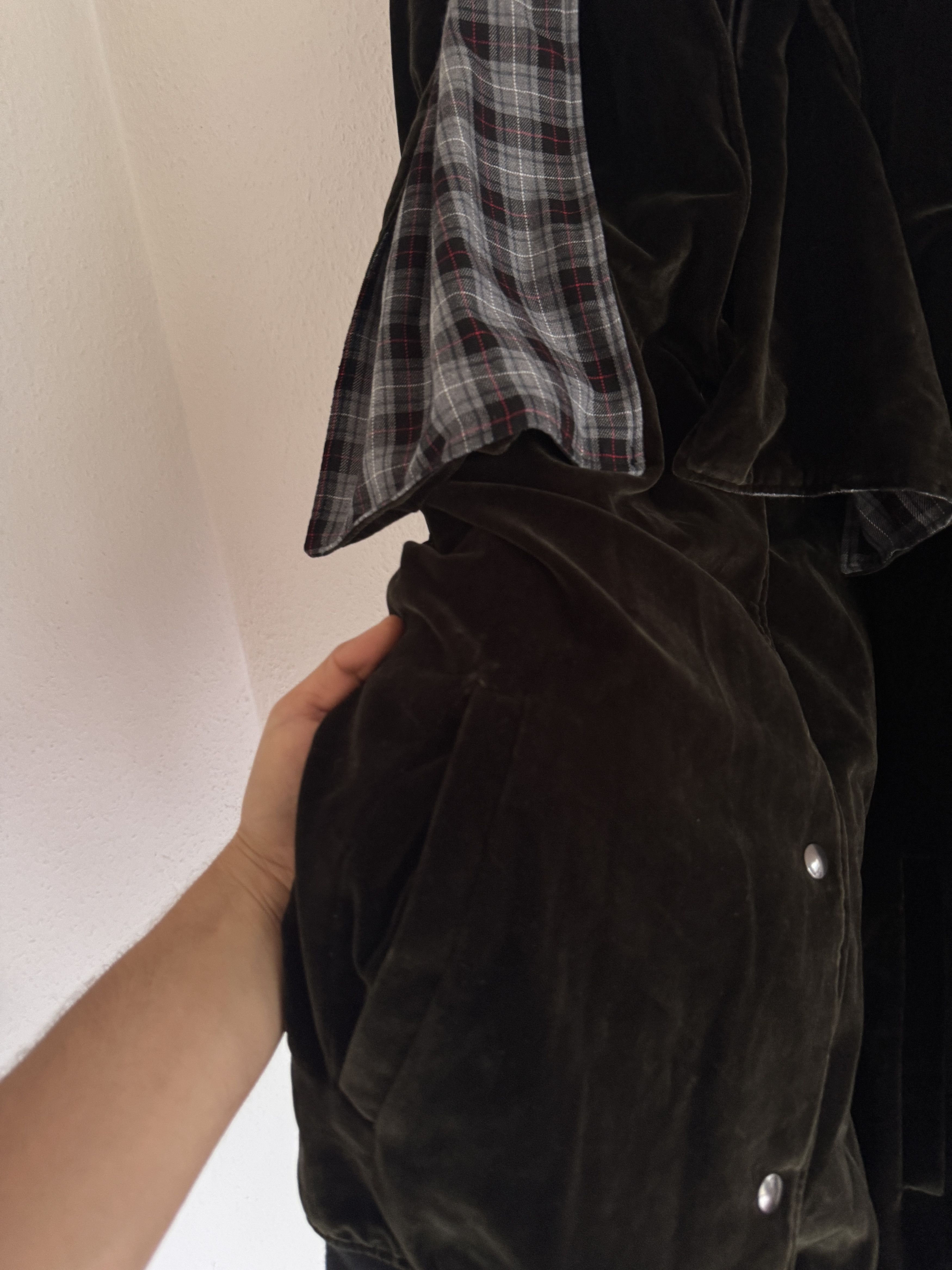 Y/Project Green Velvet Bomber with Scarf Attachment (Sample) Size US XL / EU 56 / 4 - 3 Thumbnail