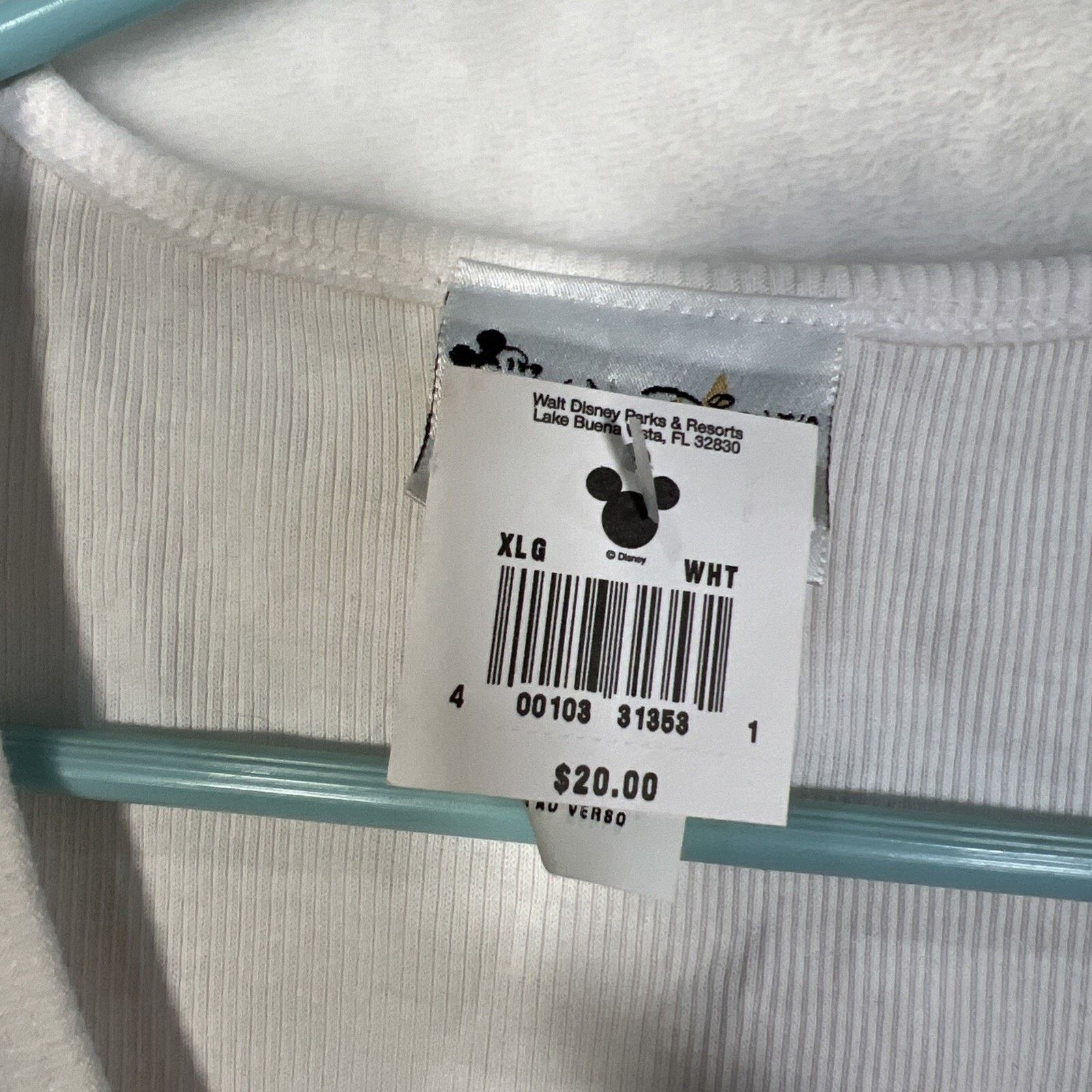 Disney Walt Disney World White tank top Pirates of the Caribbean Size US XL / EU 56 / 4 - 3 Thumbnail
