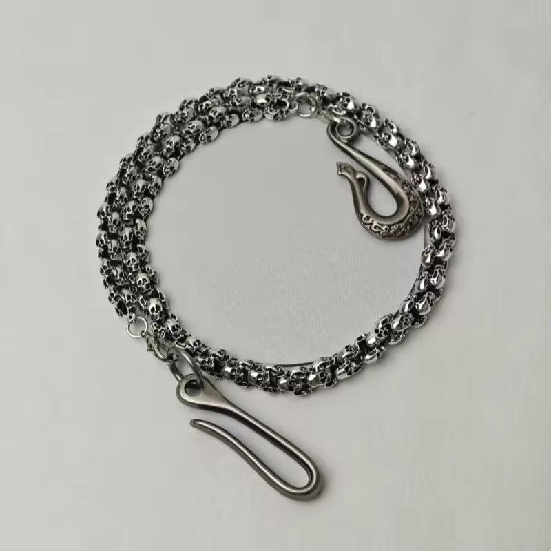Vintage Skull Pants Chain Unisex Wallet Chain Size ONE SIZE - 6 Thumbnail