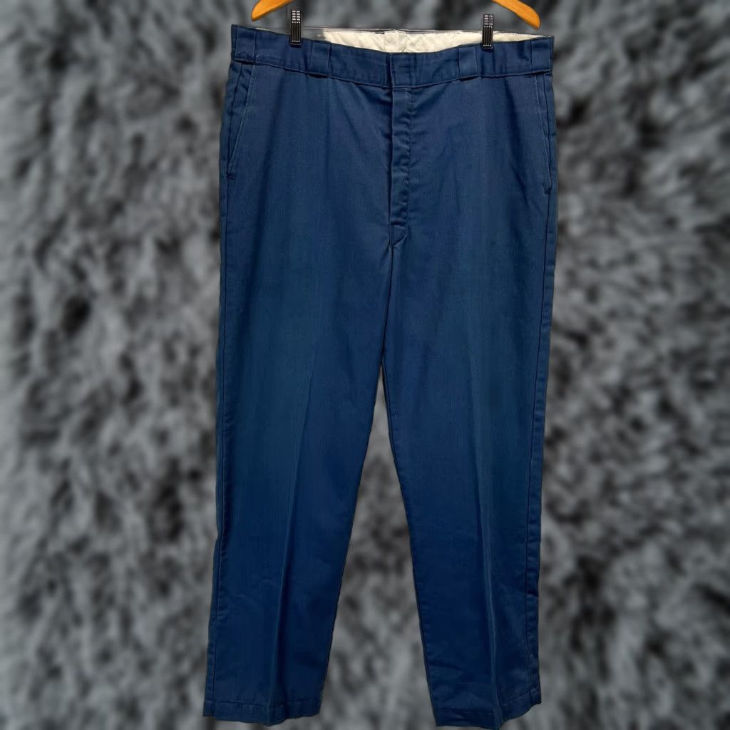 Vintage Mens Vintage L.L. Bean Flannel Lined Work Chino Pants Sz 40 X 33READ Made In US Size US 40 / EU 56 - 1 Thumbnail
