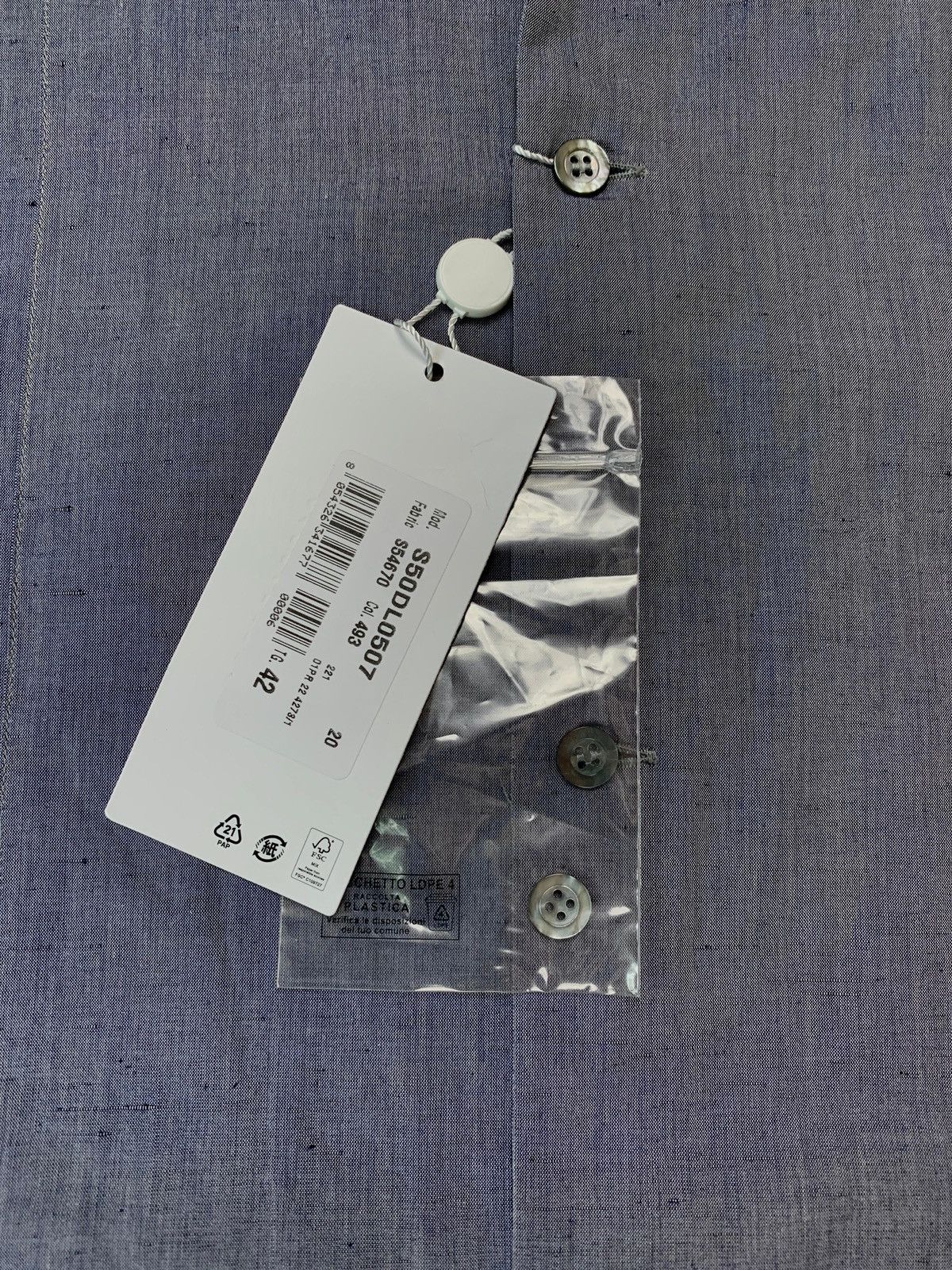 Maison Margiela FREE TAX! BNWT MM Embroidery Linen Blend Camp Collar Shirt Size US M / EU 48-50 / 2 - 10 Thumbnail