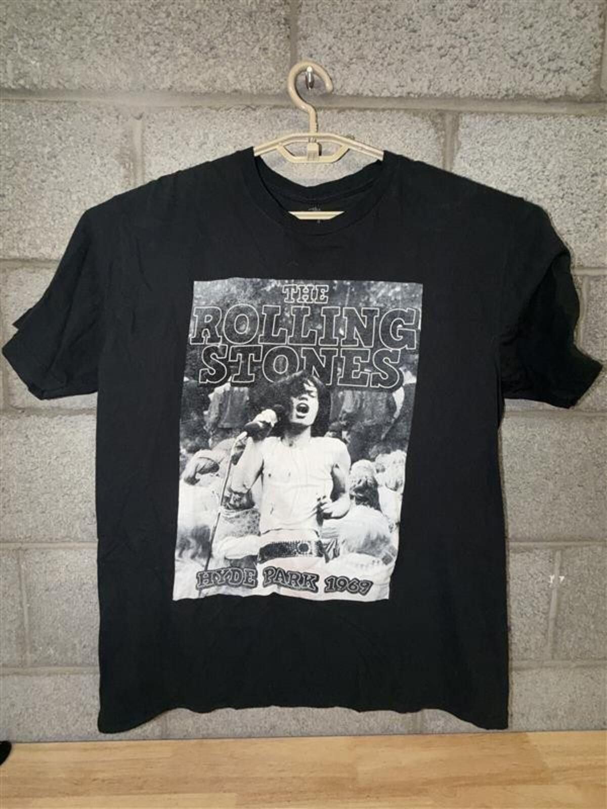 The Rolling Stones Rolling Stones Hyde Park Tee Size XXL 2010s Black Band Shirt Size XXL / US 16-18 / IT 52-54 - 1 Thumbnail