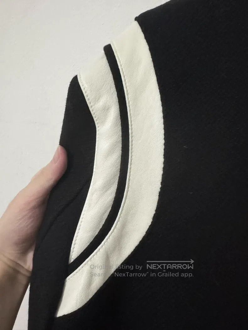 Saint Laurent Paris Saint Laurent Paris Patchwork Black and White Baseball Jac Size US M / EU 48-50 / 2 - 4 Thumbnail