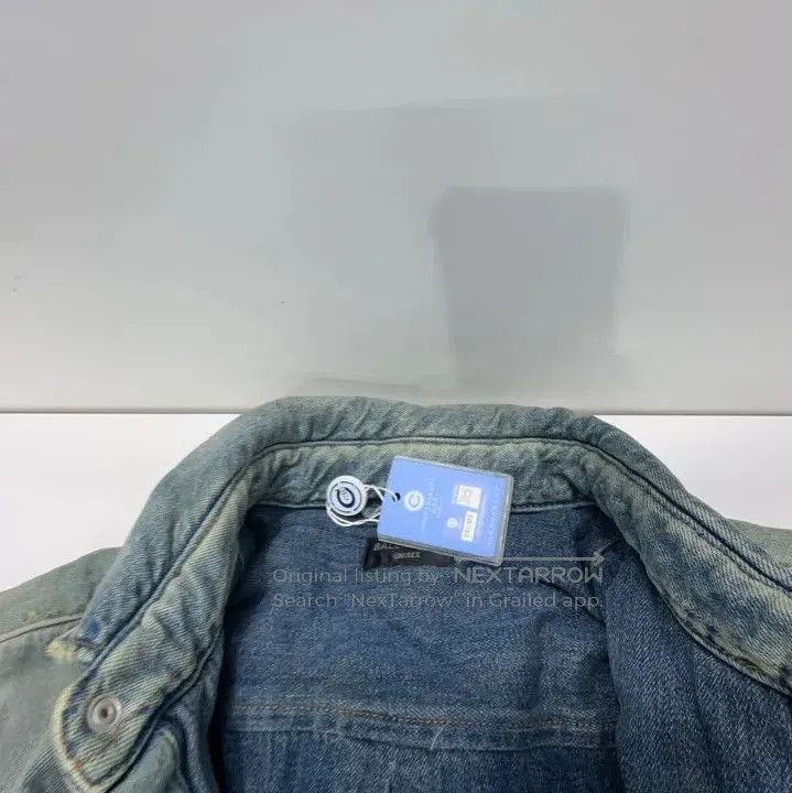 Balenciaga Balenciaga Blue Distressed Pocket Jacket. Size US S / EU 44-46 / 1 - 7 Thumbnail