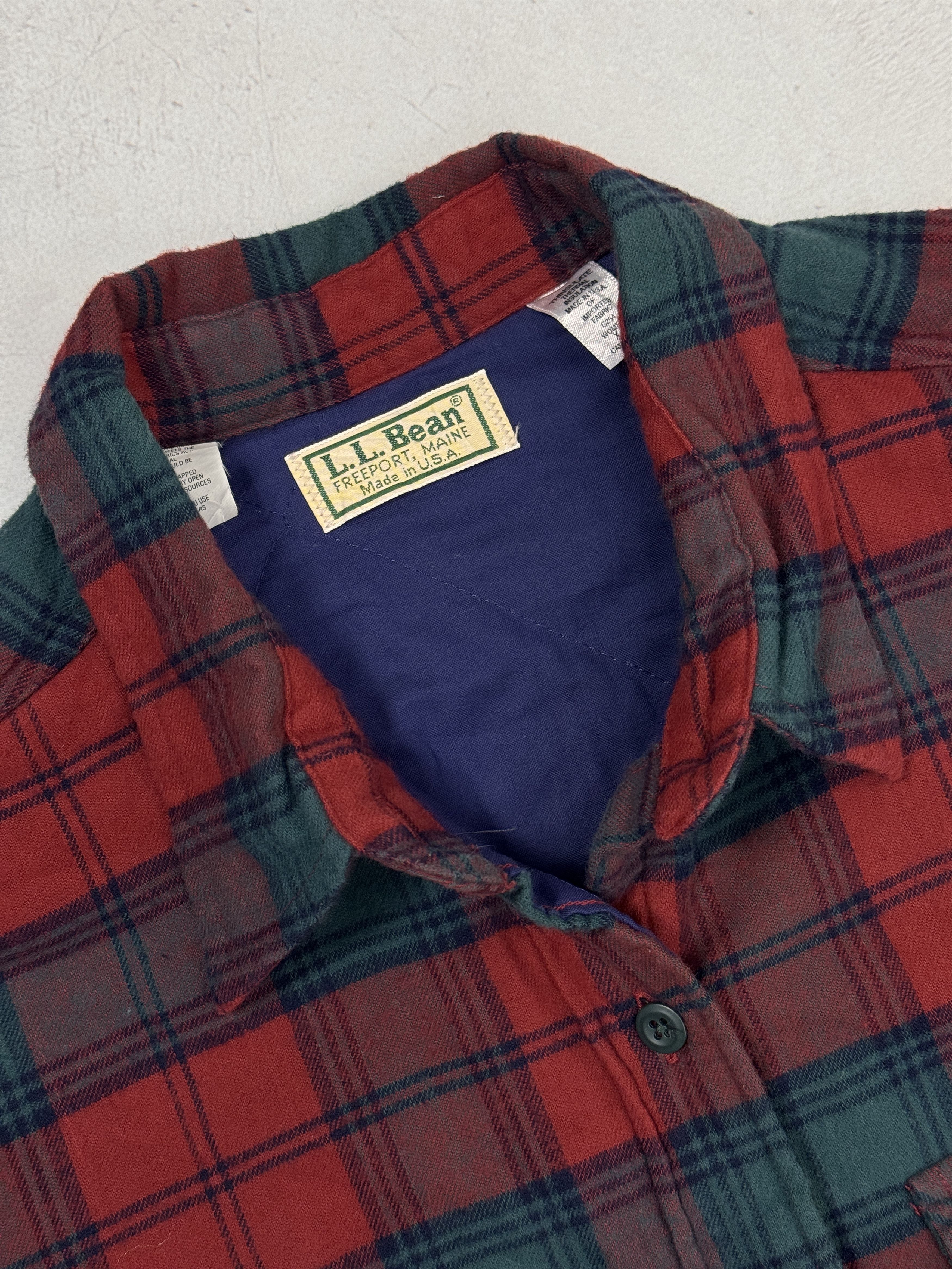 L.L. Bean L.L. Bean Flannel Shirt Thinsulate Thermal Checkered Womens Size XL / US 12-14 / IT 48-50 - 6 Thumbnail