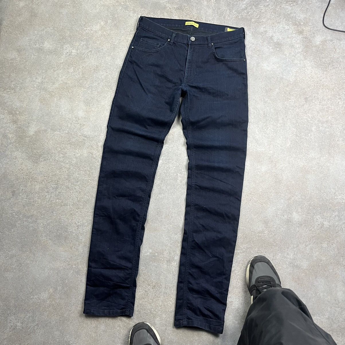 Versace Versace Jeans Dark Blue metal logo Jeans - Luxury Size US 31 - 6 Thumbnail