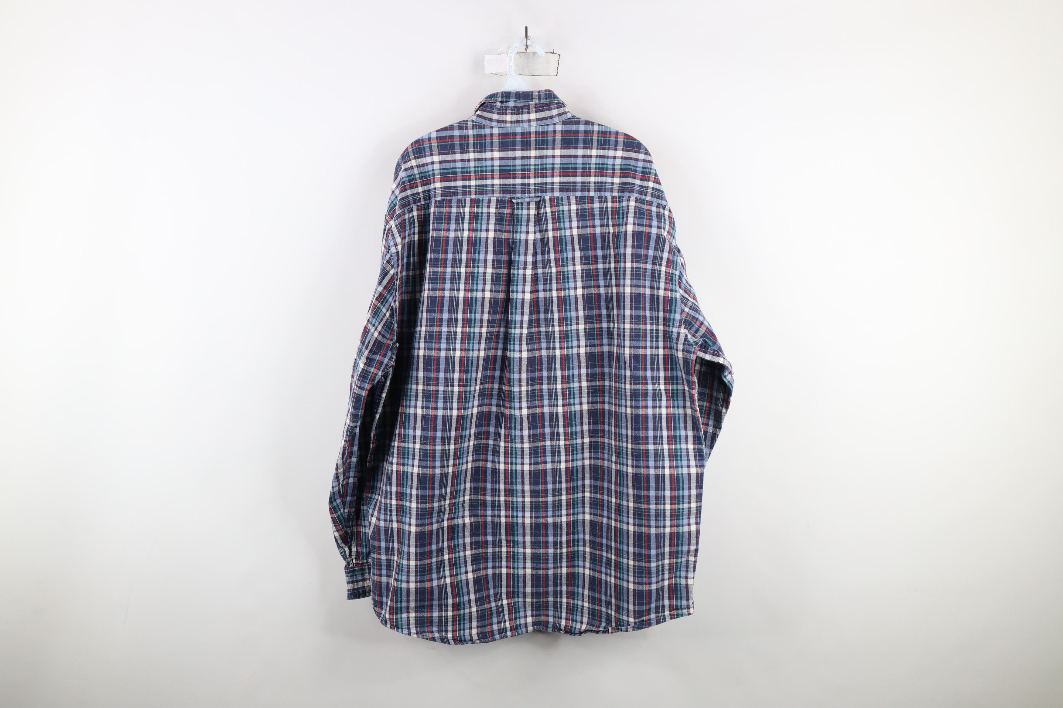 Eddie Bauer × Vintage Vintage 90s Eddie Bauer Distressed Heavy Button Down Shirt Size US XL / EU 56 / 4 - 7 Thumbnail