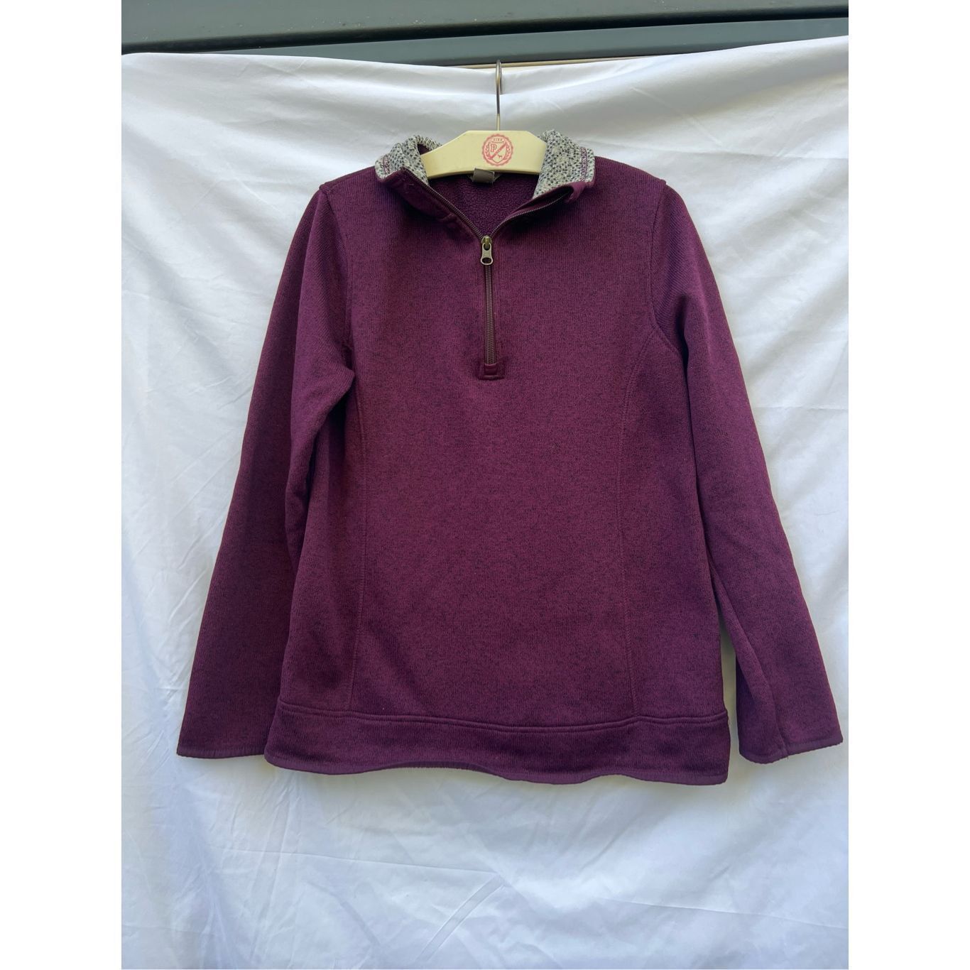 Eddie Bauer Eddie Bauer Purple 1/4 Zip Pullover Sweater Woman’s Size Med Size M / US 6-8 / IT 42-44 - 1 Thumbnail