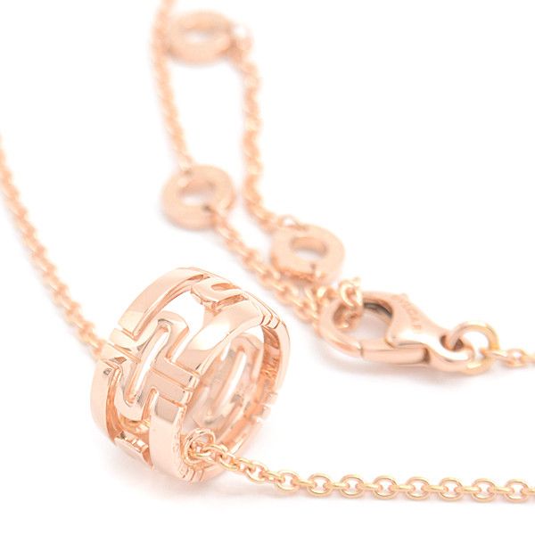 Bvlgari Bvlgari Bvlgari Parentesi Necklace Pink Gold 750PG Metal Necklace 72158 in Great Condition Size ONE SIZE - 1 Thumbnail