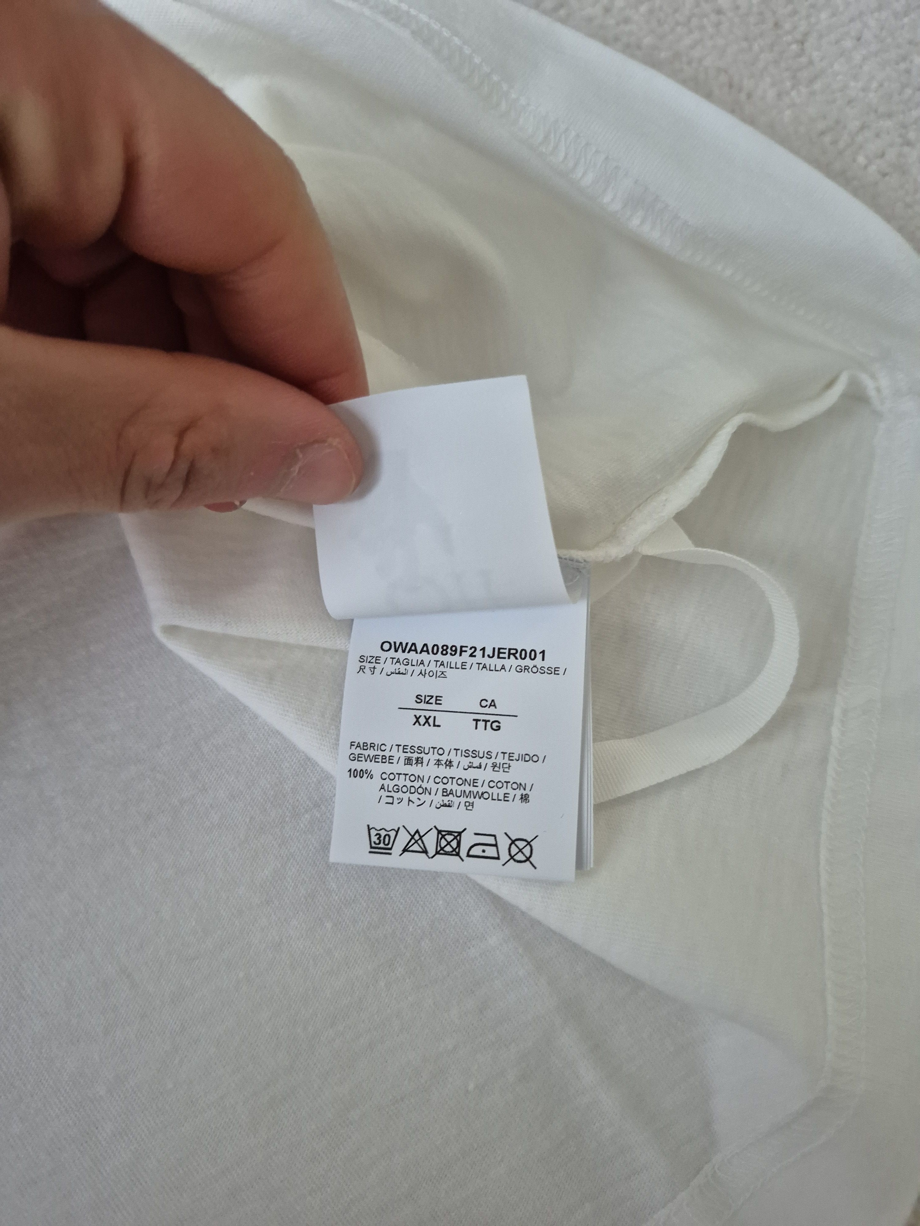 Off-White Off White Orange Arrows White Virgil XXL Size US XXL / EU 58 / 5 - 6 Thumbnail