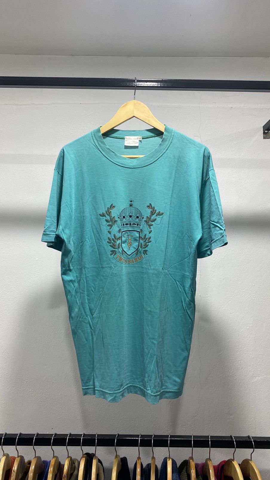 Trussardi × Vintage 💥Rare Trussardy Italy Graphic Logo Cross Size US S / EU 44-46 / 1 - 3 Thumbnail