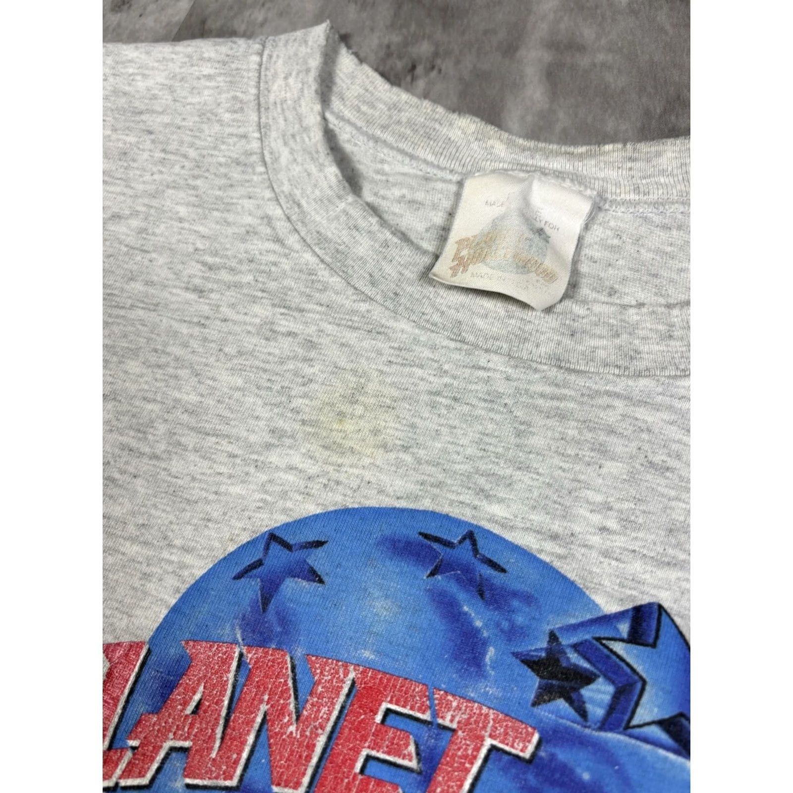 Planet Hollywood VINTAGE Planet Hollywood Graphic Tee Shirt L Gray 90s USA Mens Size US L / EU 52-54 / 3 - 4 Thumbnail