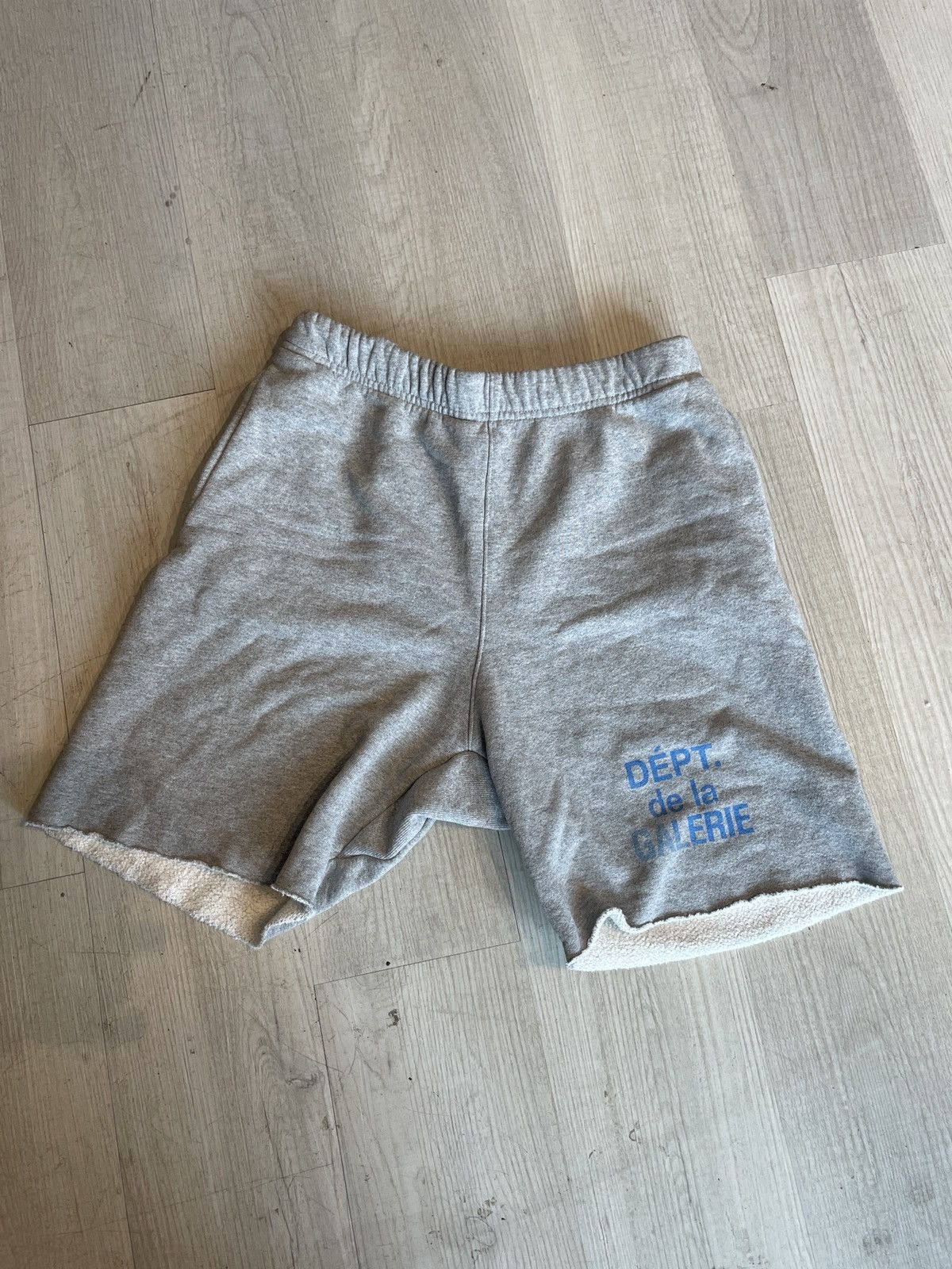 Gallery Dept. Gallery Dept. French Logo Sweat Shorts Grey/Blue S Size US 30 / EU 46 - 1 Thumbnail