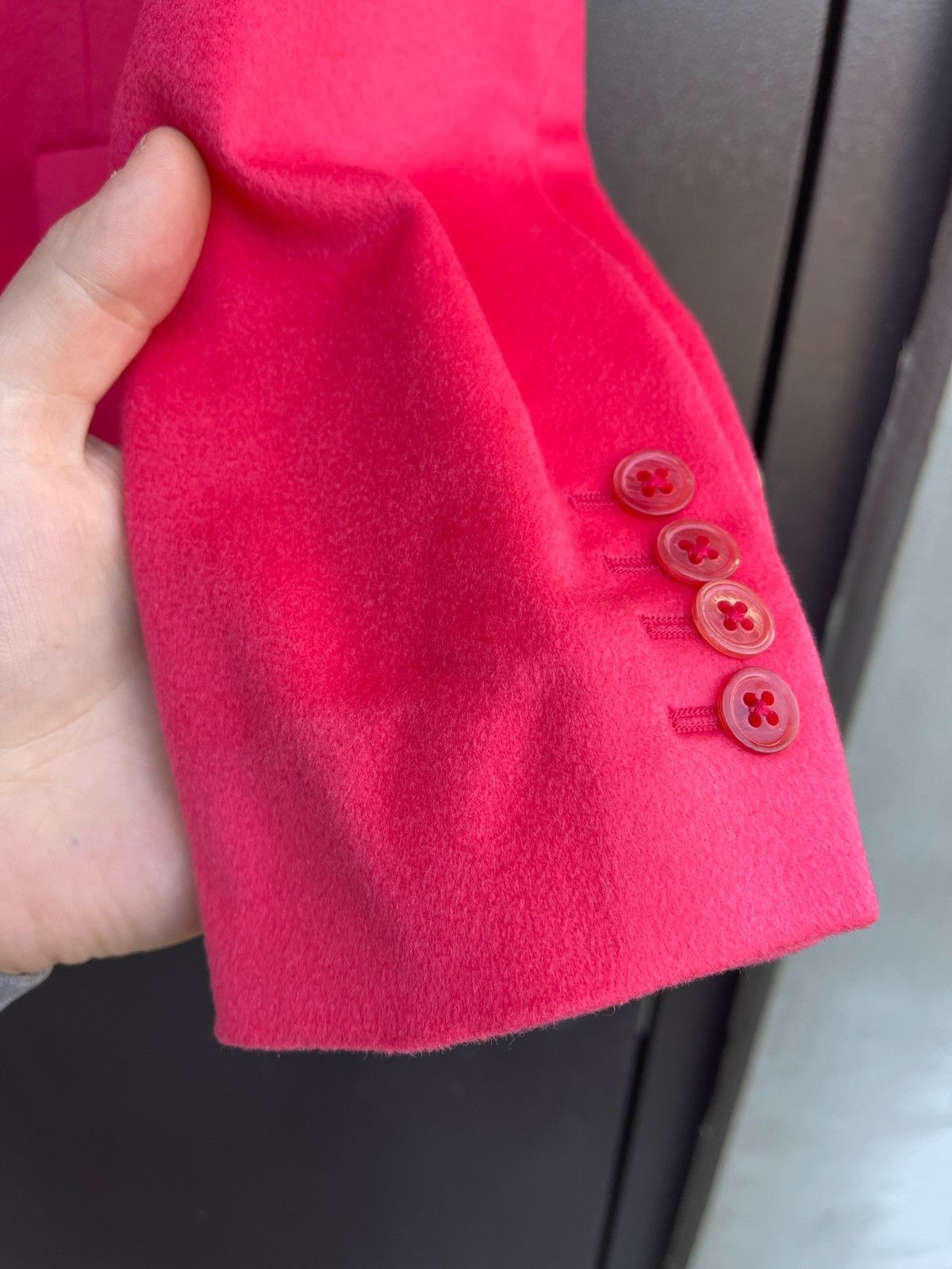 Vintage Vintage Jil Sander Double Breasted Women Pink Blazer Jacket Size S / US 4 / IT 40 - 4 Thumbnail