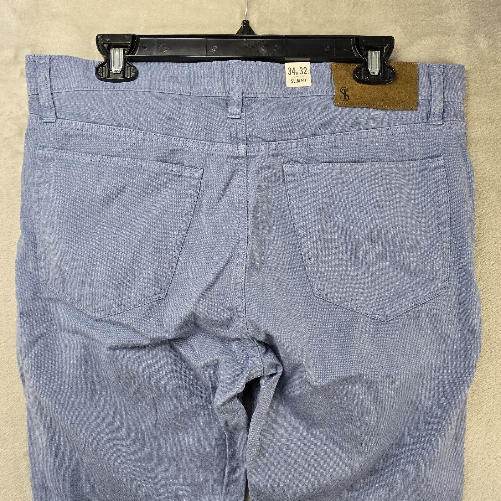 Todd Snyder Todd Snyder Slim Fit Stetch 5 Pocket Linen Pants 34x32 Size US 34 / EU 50 - 12 Thumbnail