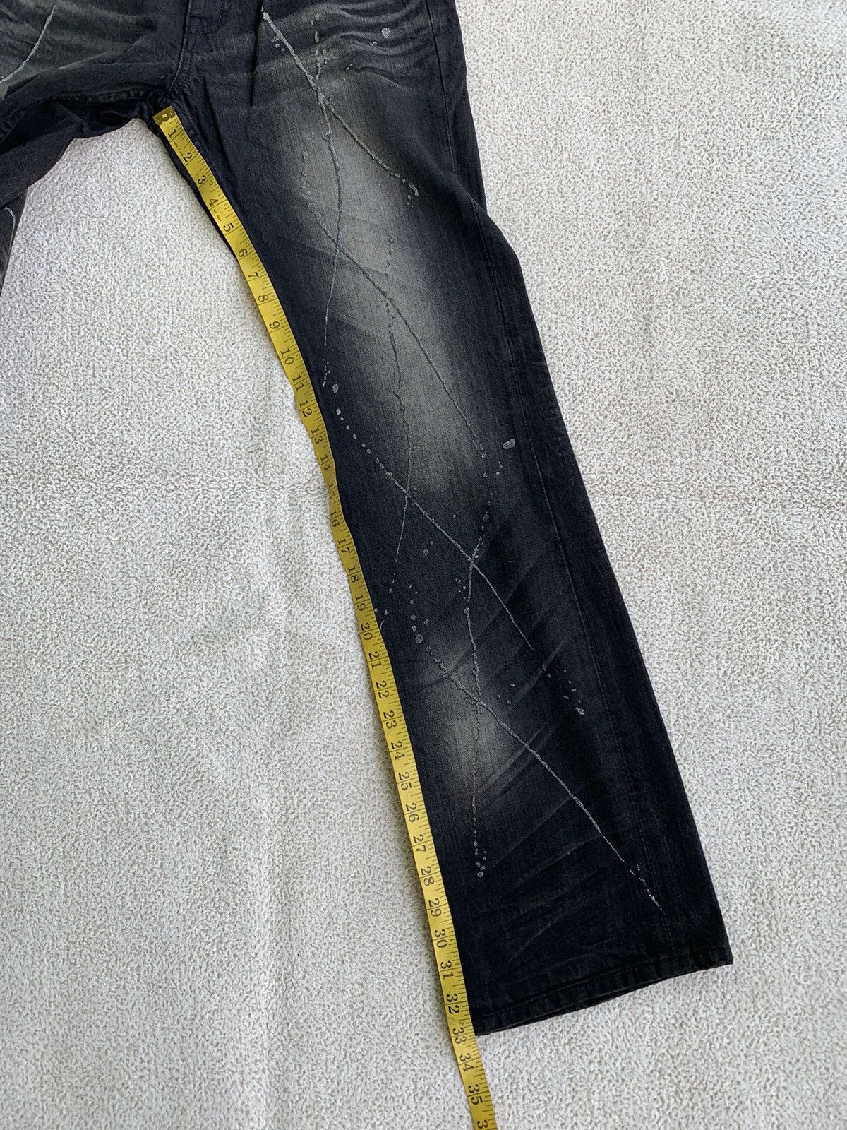 semanticdesign Vtg 00s Semantic Design bootcut jeans Black Fadded Size US 30 / EU 46 - 15 Thumbnail