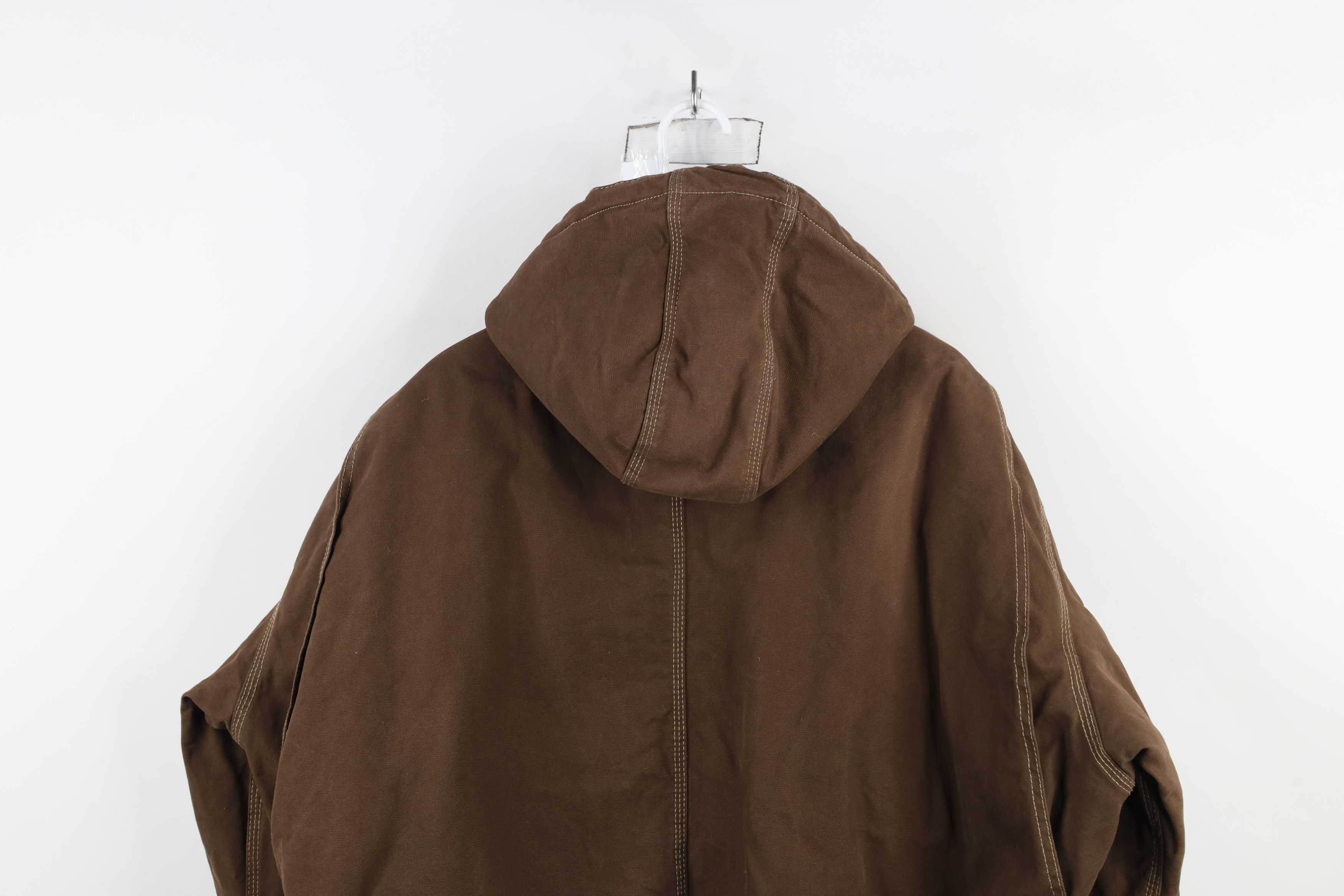 Vintage Vintage Streetwear Consultants Farmer Hooded Canvas Jacket Size US XXL / EU 58 / 5 - 13 Thumbnail