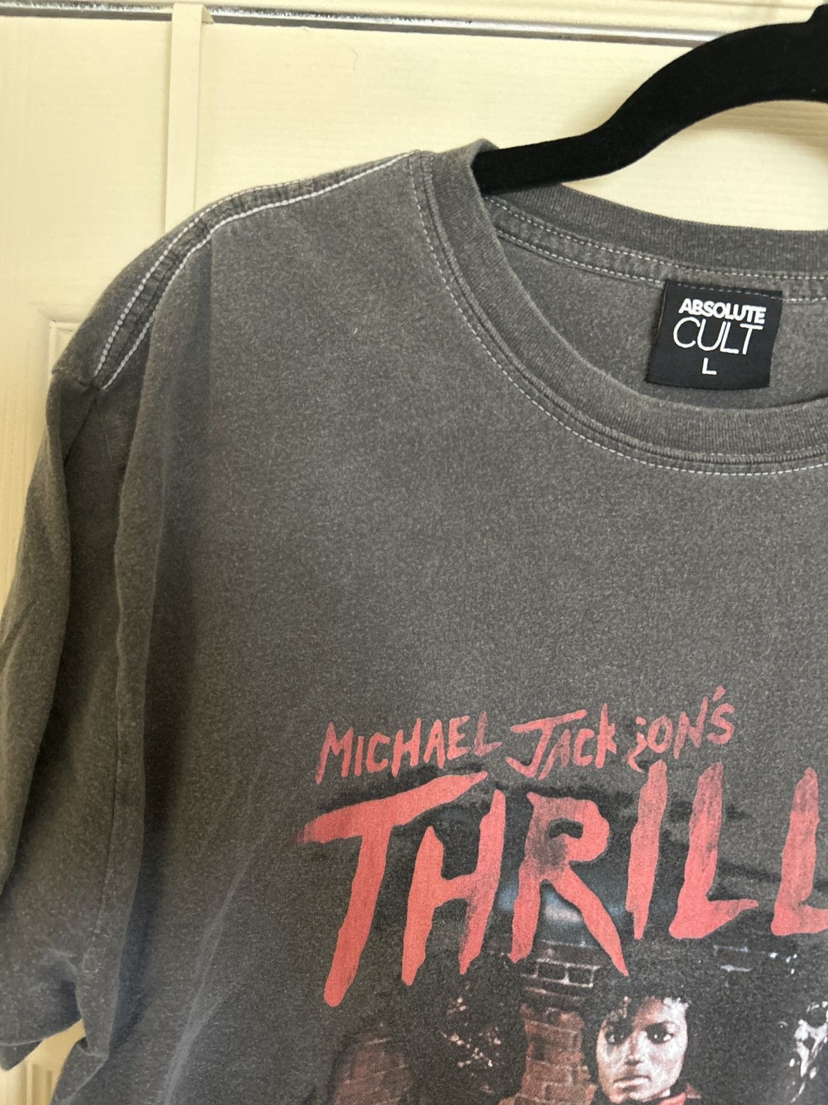Vintage Michael Jacksons Thriller Tshirt Size US L / EU 52-54 / 3 - 6 Thumbnail