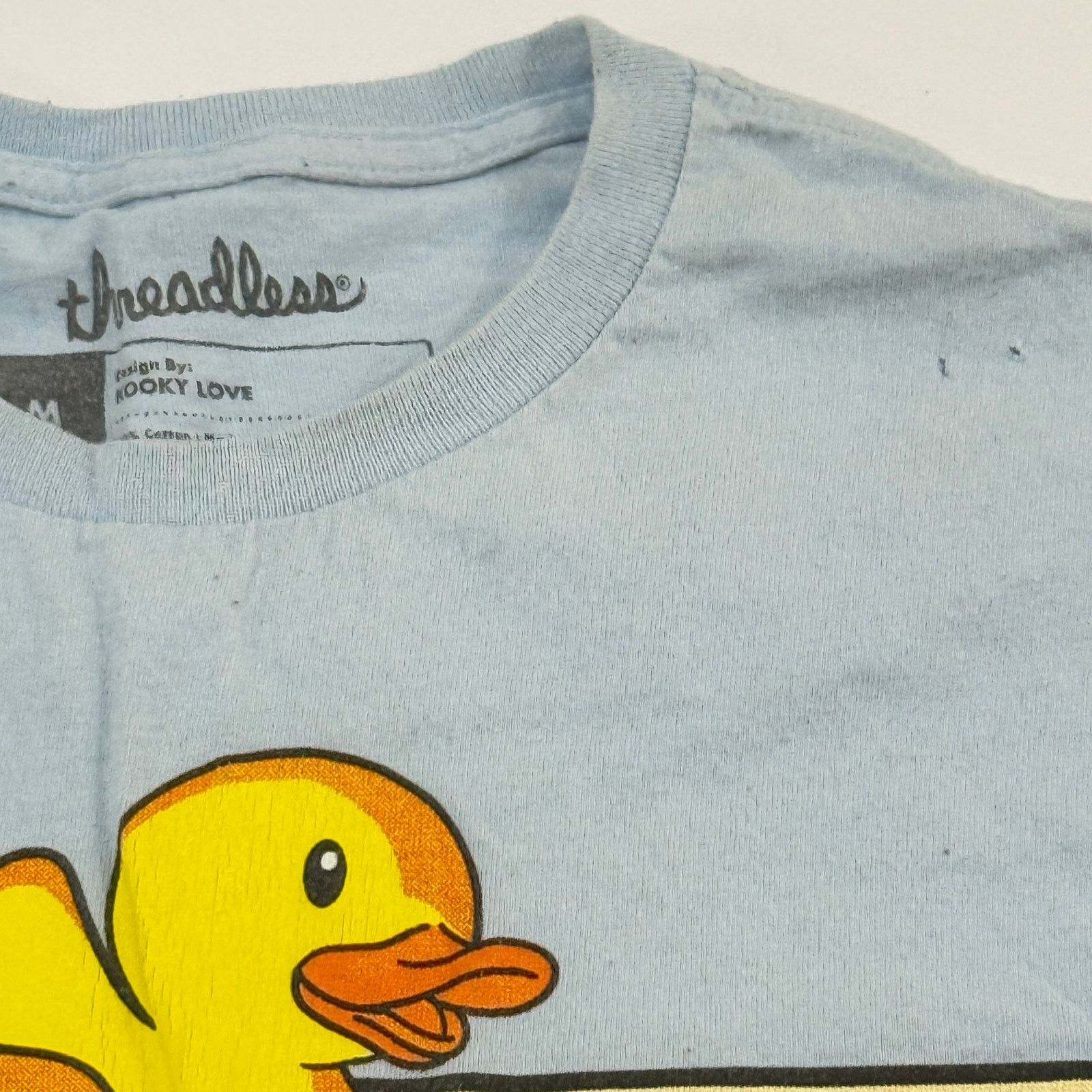Threadless Threadless Great Wave Rubber Duck T-Shirt - Medium Size US M / EU 48-50 / 2 - 3 Thumbnail